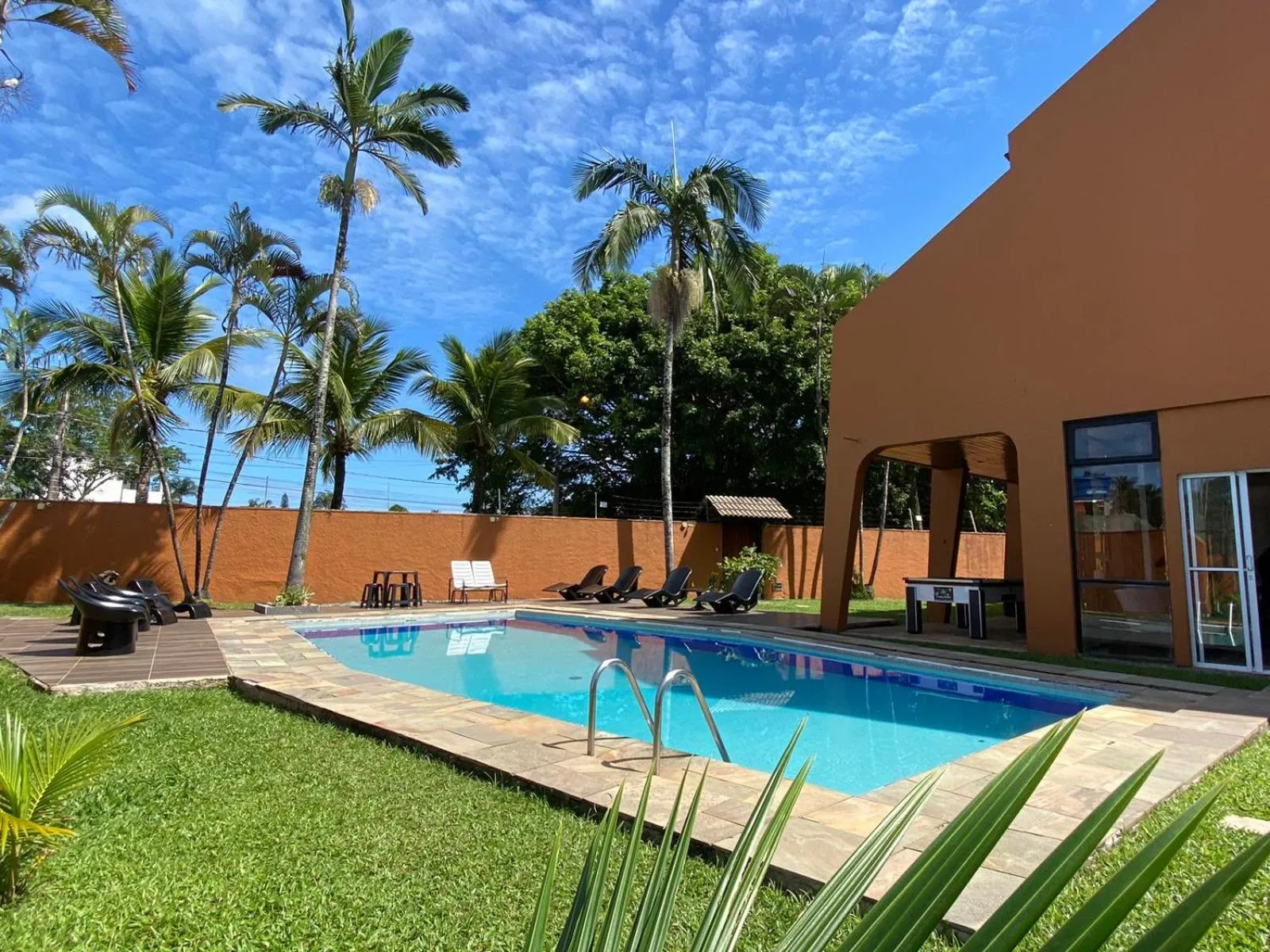 Swimming pool in Pousada Ponta dos Corais
