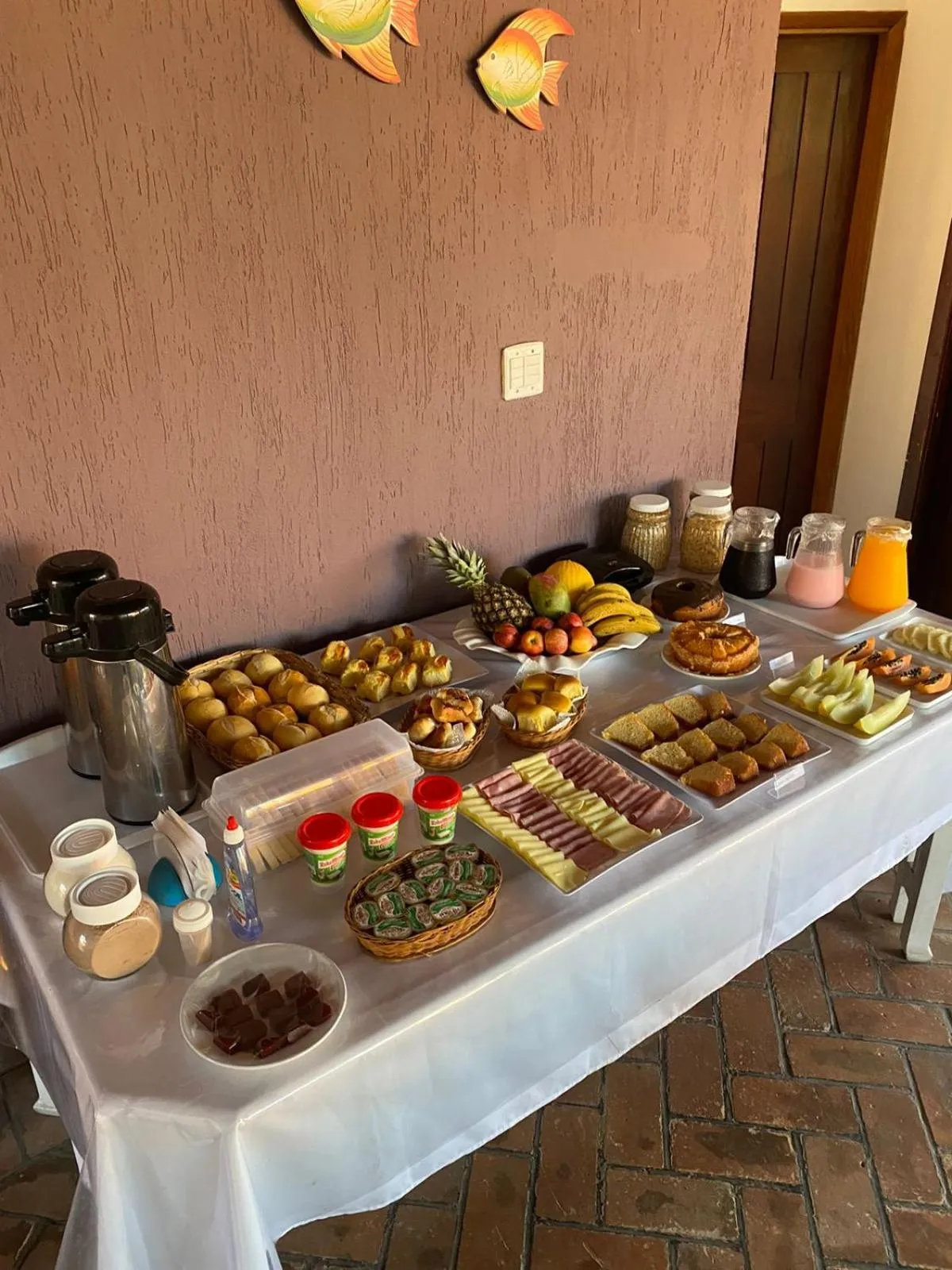 Breakfast in Pousada Ponta dos Corais
