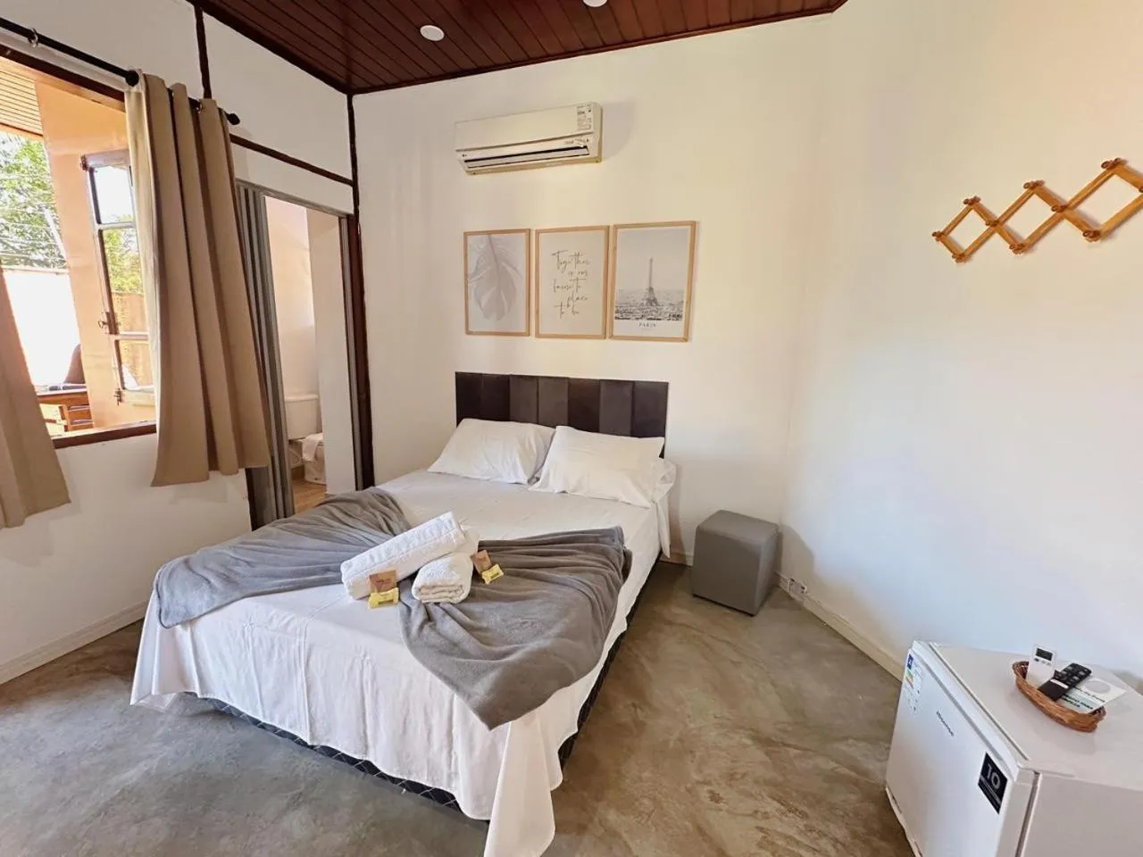 Bed in Pousada Ponta dos Corais