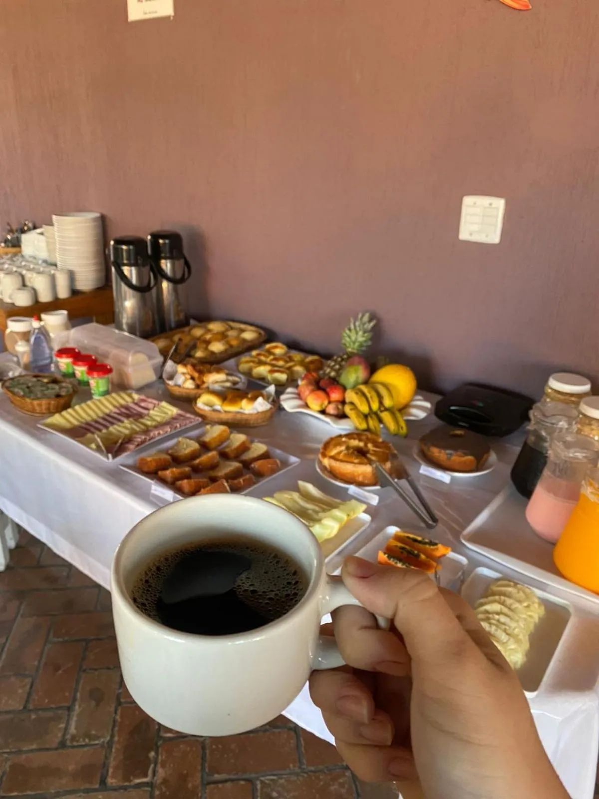 Breakfast in Pousada Ponta dos Corais