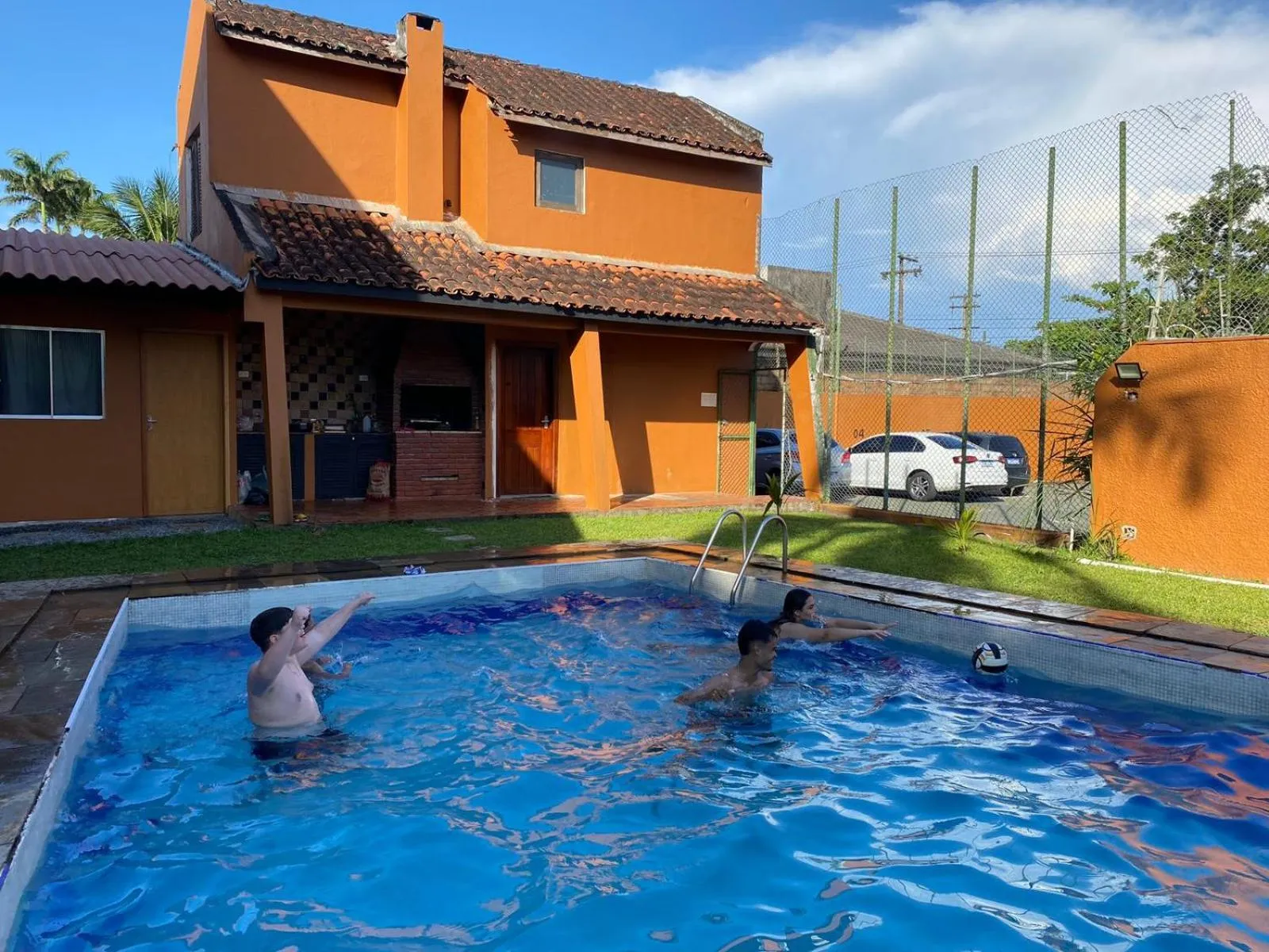 Swimming pool in Pousada Ponta dos Corais