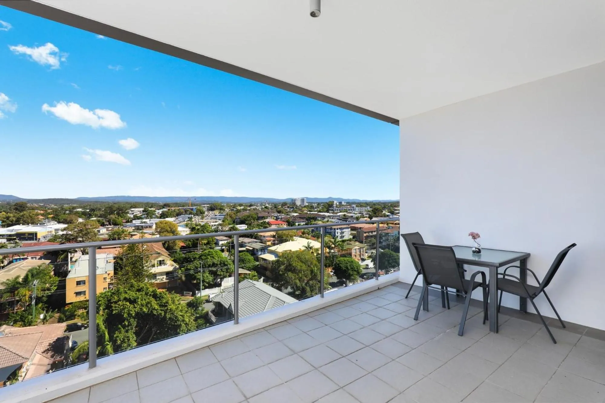 Patio in Silvershore Apartments on the Broadwater