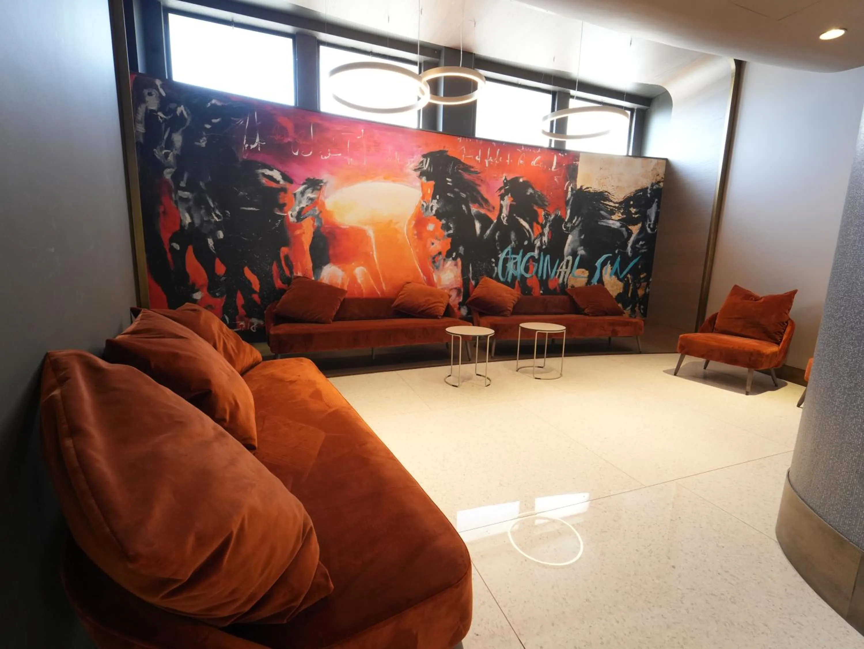 Seating area in Cavallo Hotel Verona Est