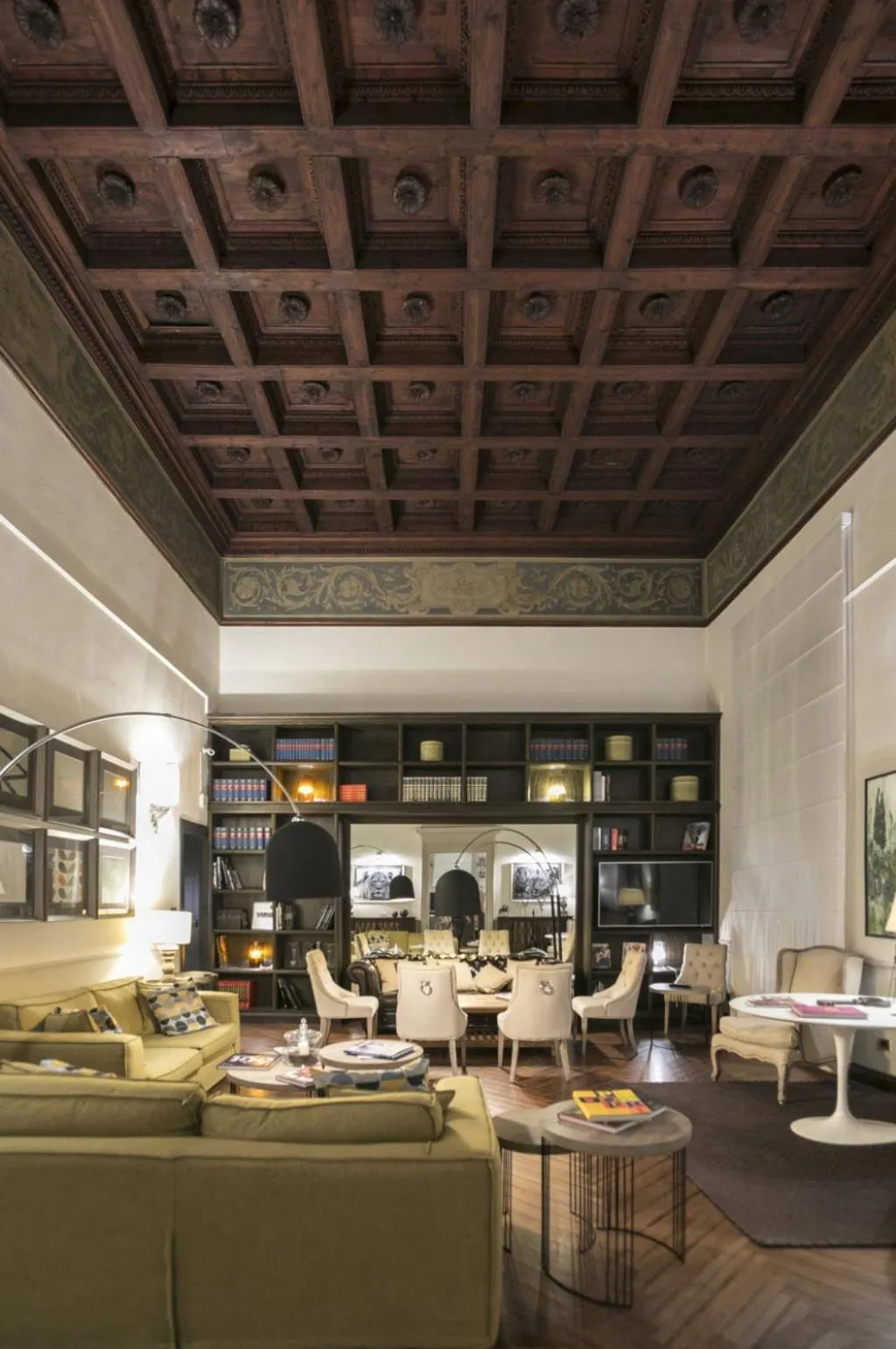 Communal lounge/ TV room in Palazzo Lorenzo Hotel Boutique & Spa