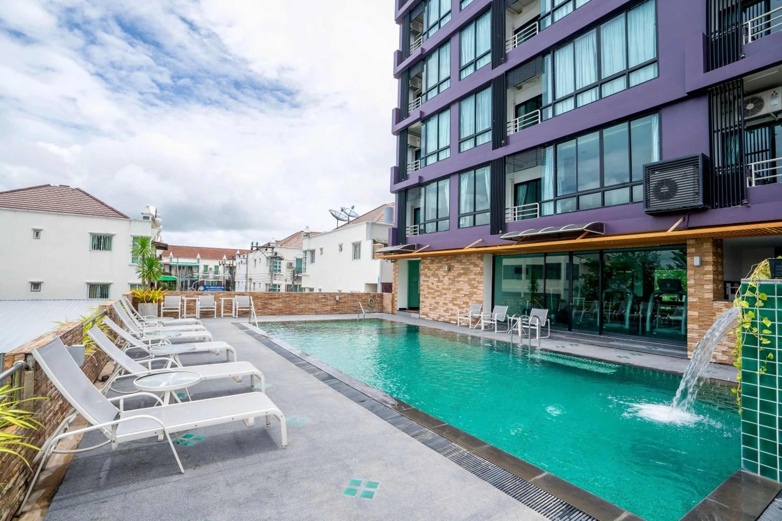 Swimming pool in CA Hotel and Residence Phuket - SHA Extra Plus