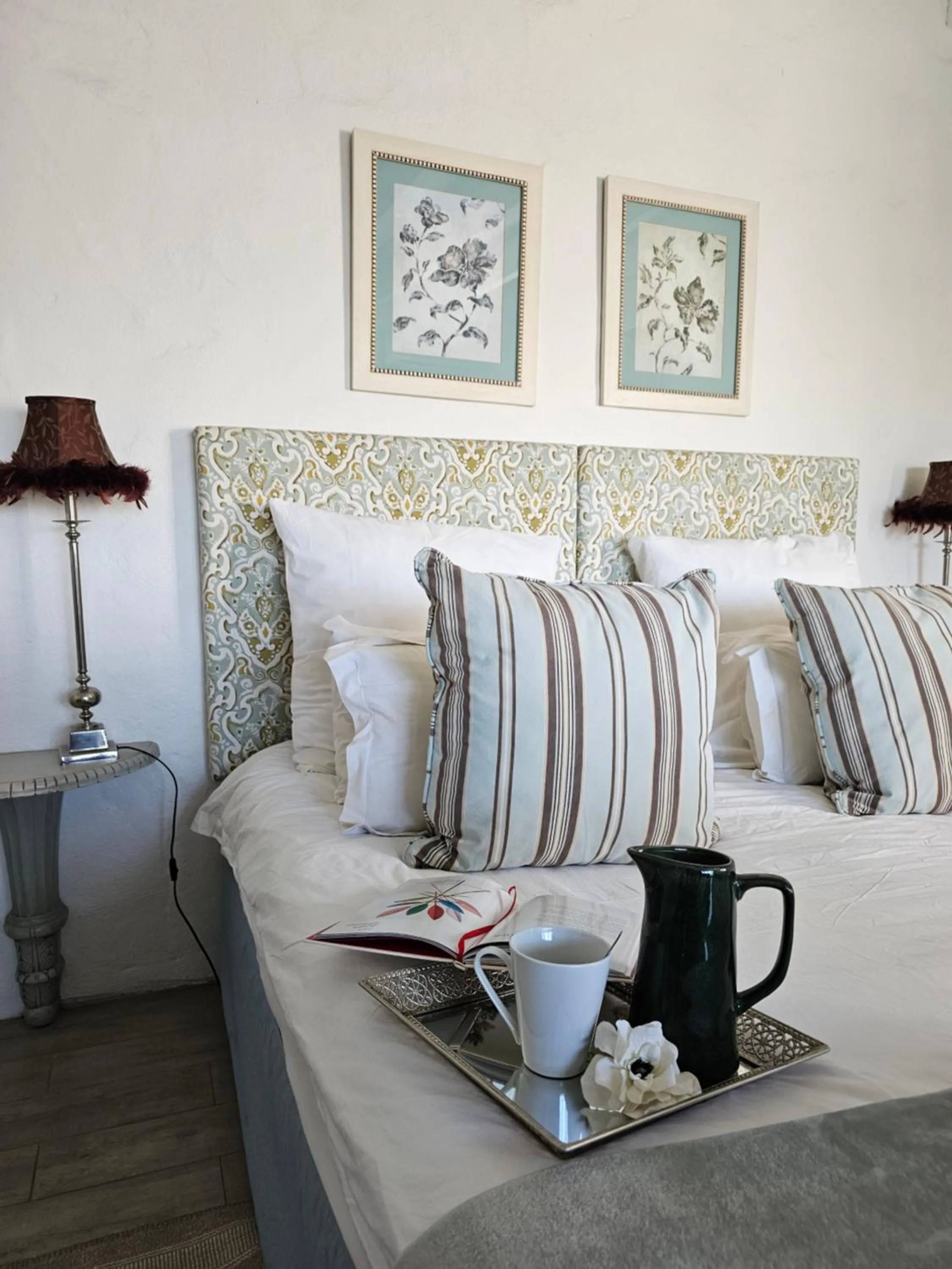 Decorative detail, Bed in De Molen Guest House