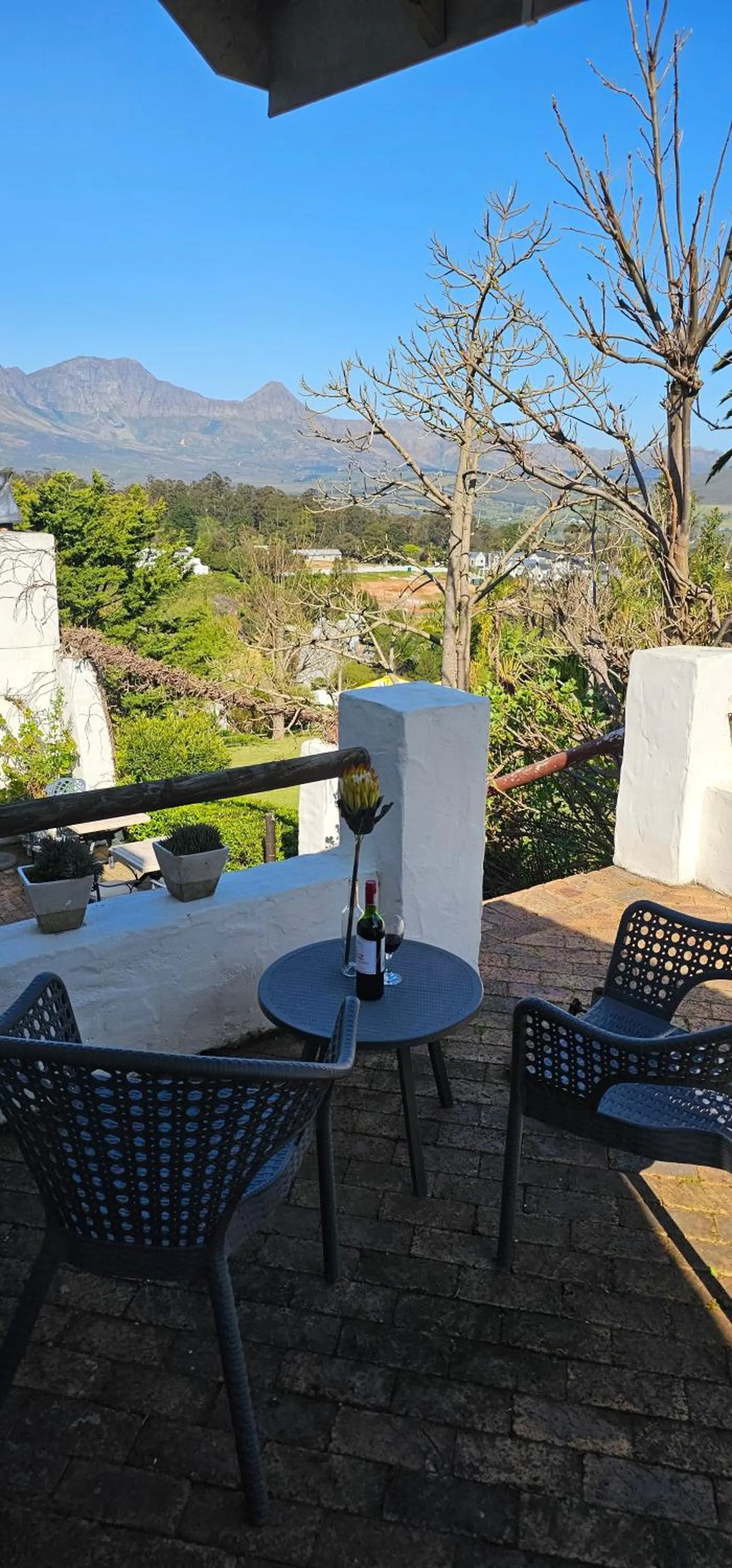 Patio in De Molen Guest House