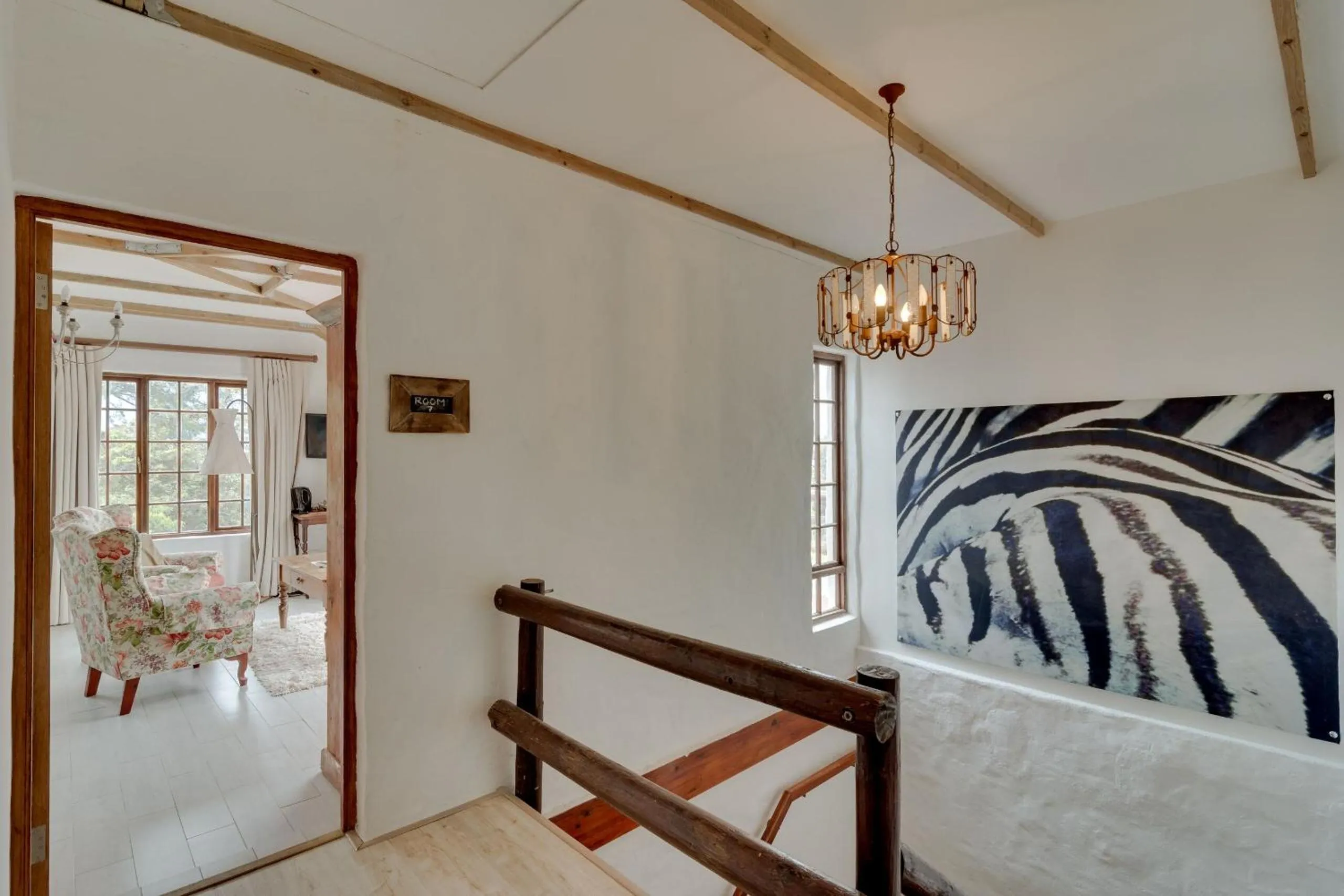 Decorative detail, Bed in De Molen Guest House