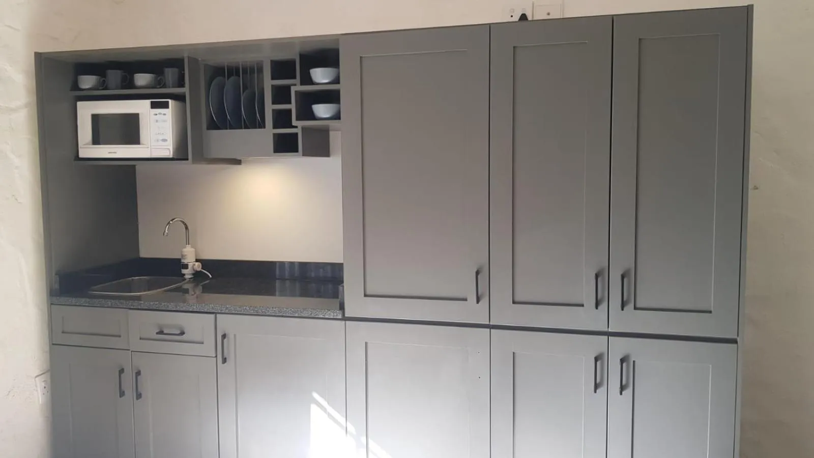 Kitchen or kitchenette in De Molen Guest House