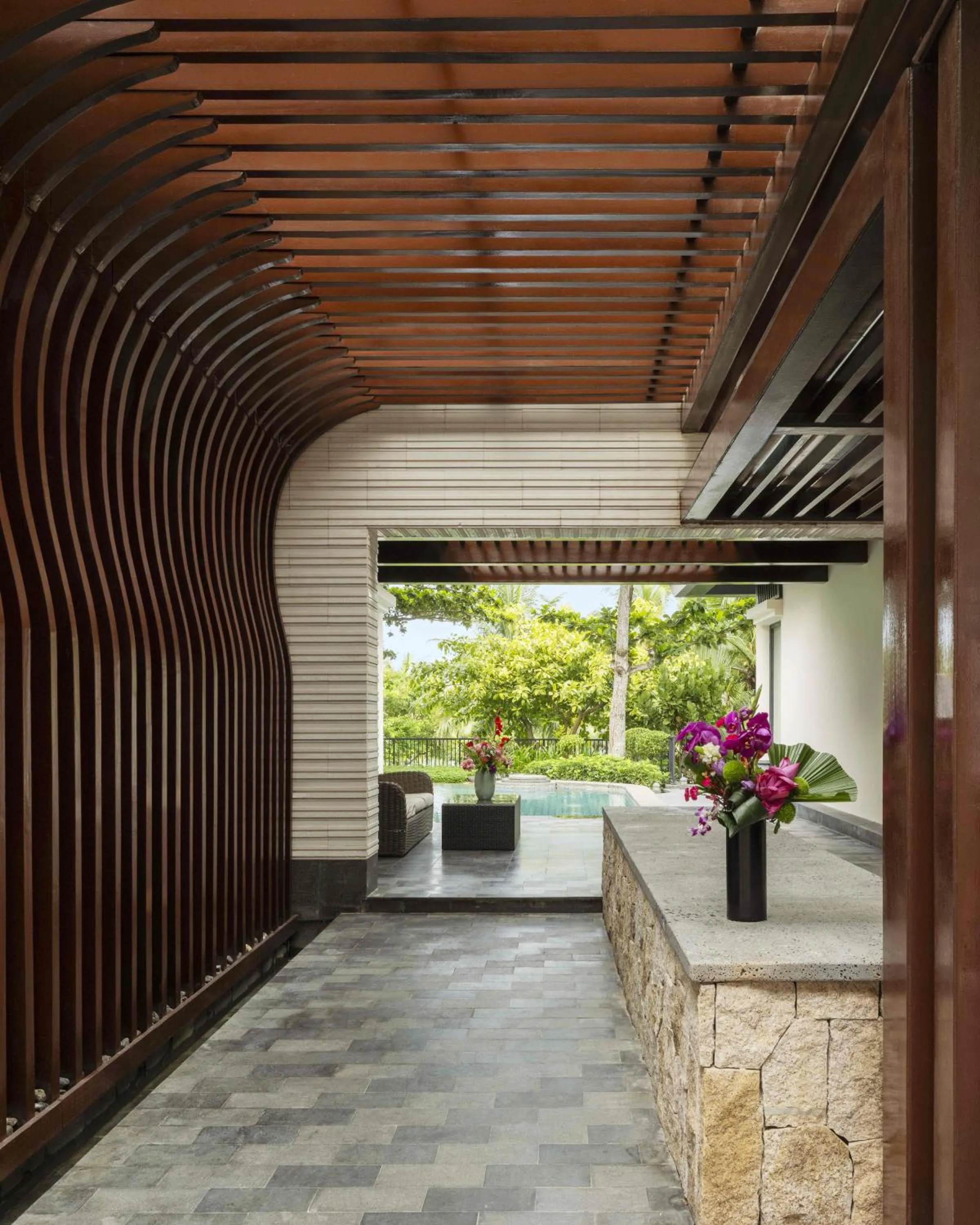 Patio in Raffles Hainan Clear Water Bay