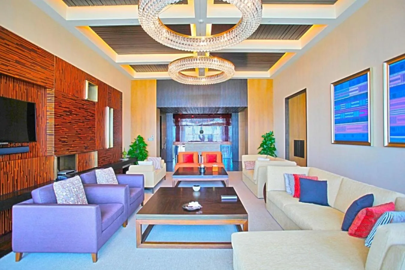 Living room in Raffles Hainan Clear Water Bay