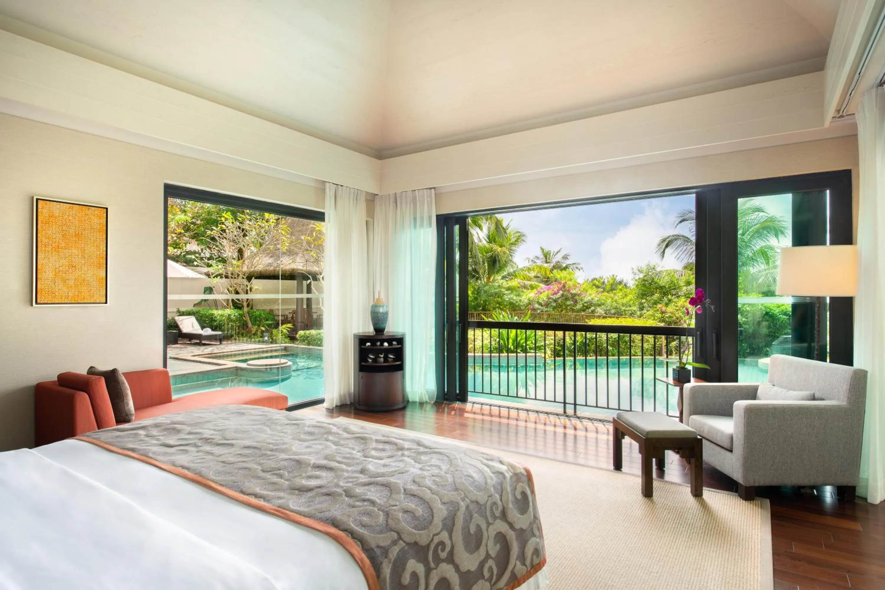 Bed in Raffles Hainan Clear Water Bay