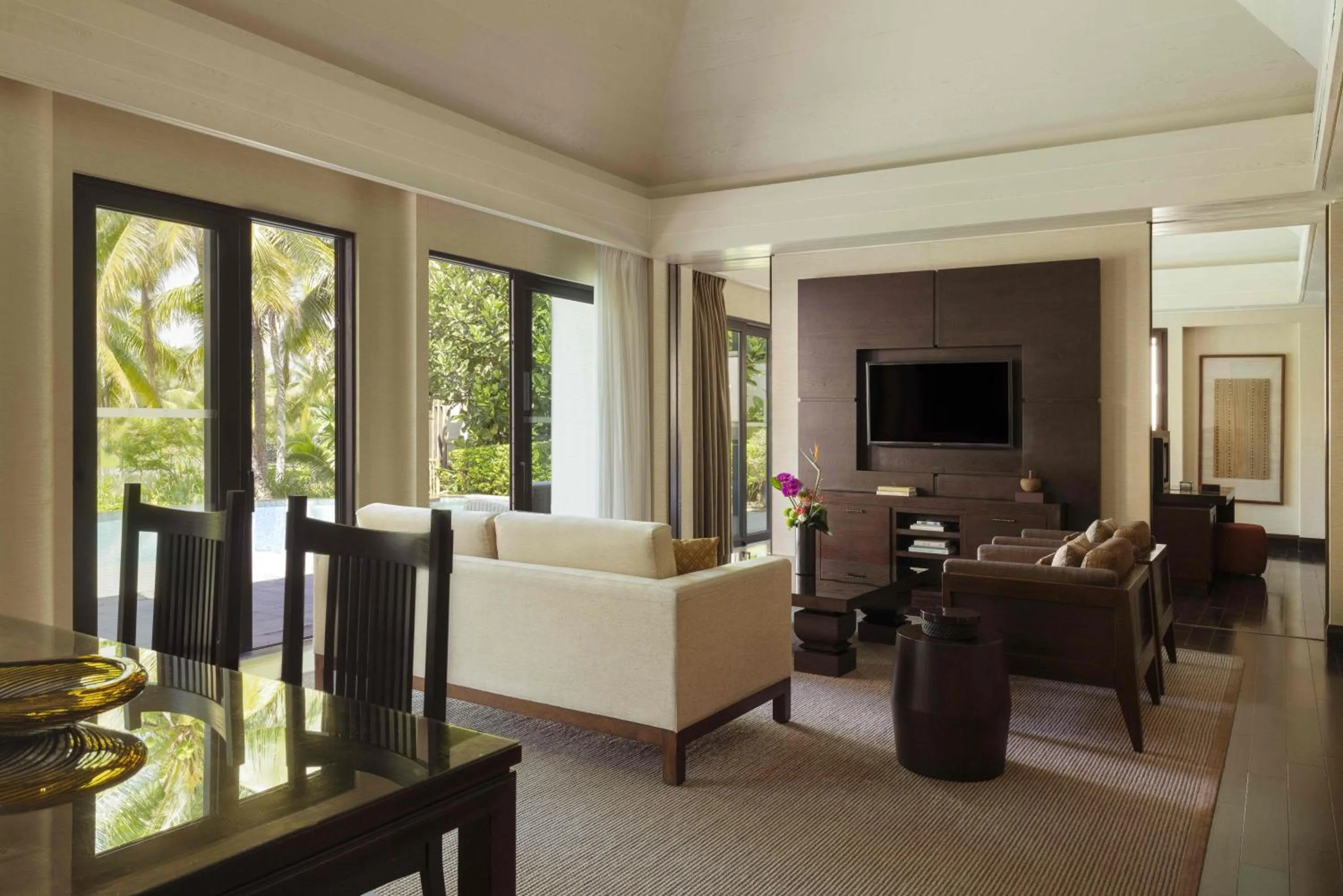 Seating area in Raffles Hainan Clear Water Bay