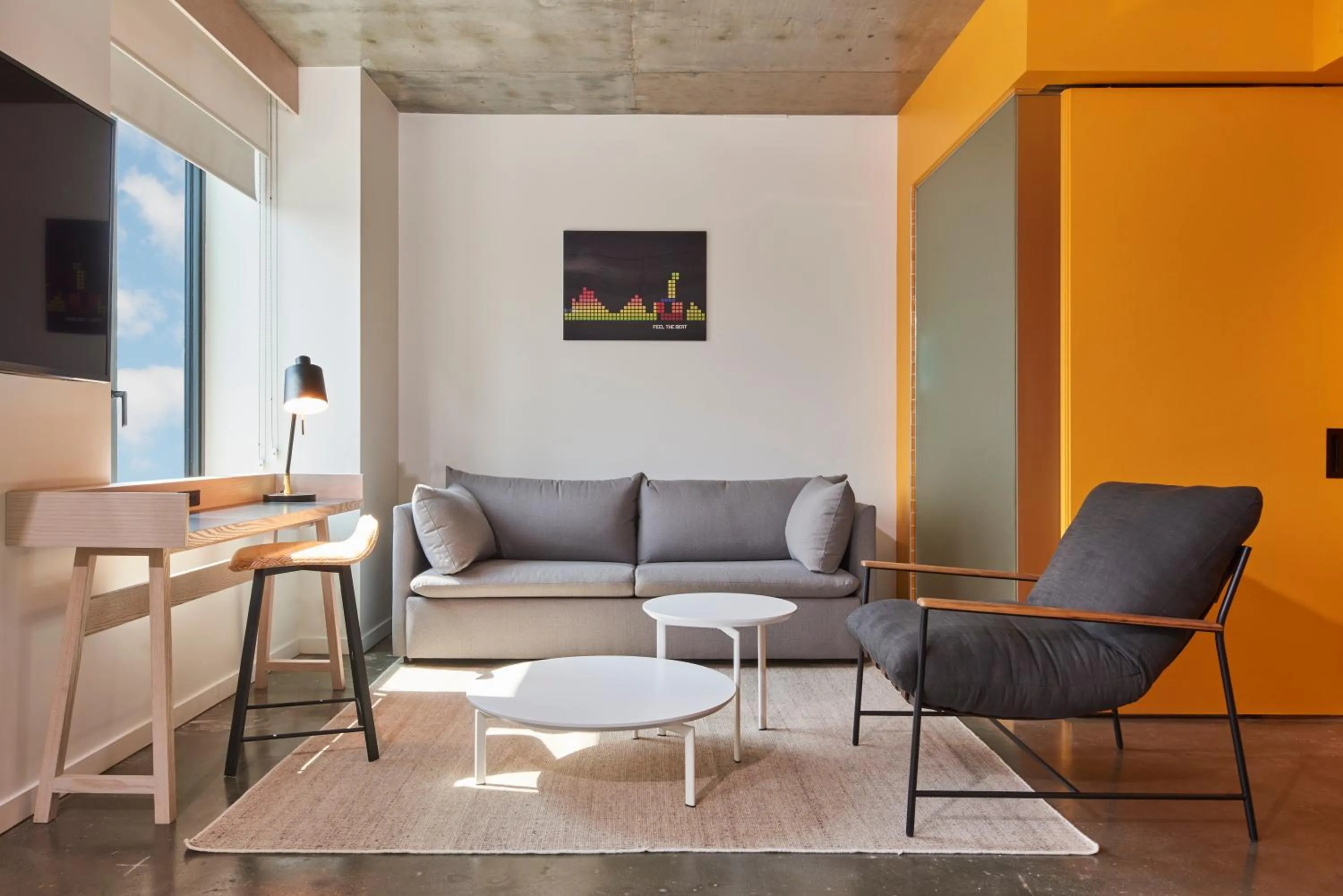 Bedroom in Radio Hotel