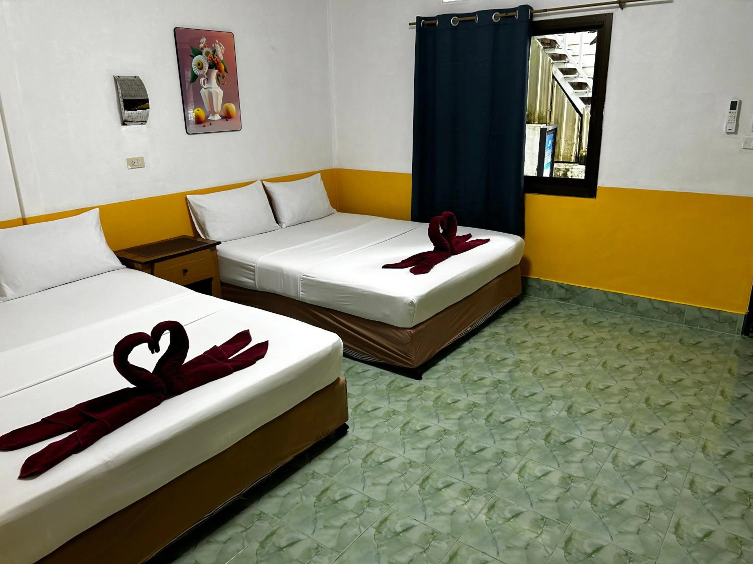 Bed in Coco's Guest House