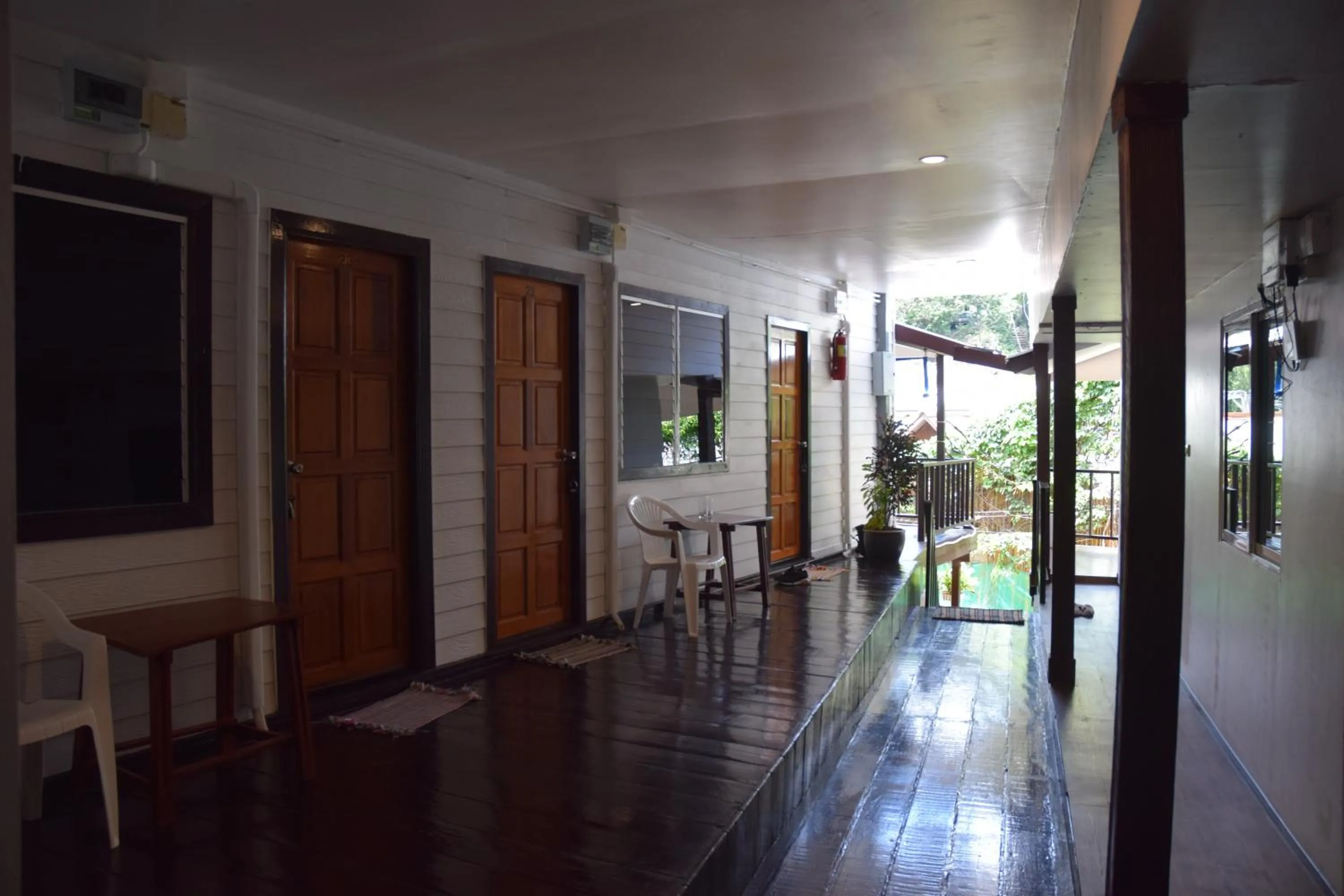 Seating area in Coco's Guest House