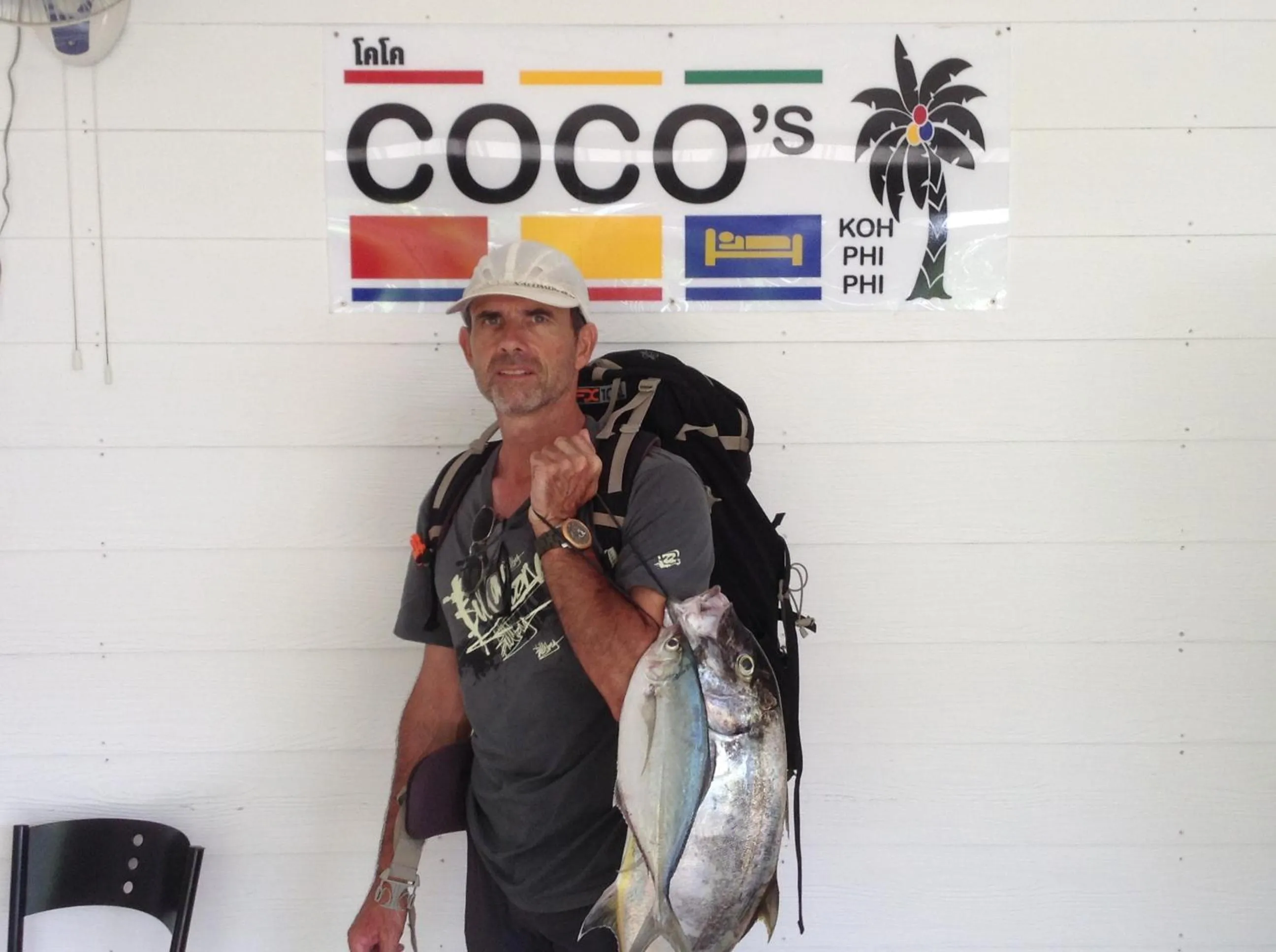 Fishing in Coco's Guest House