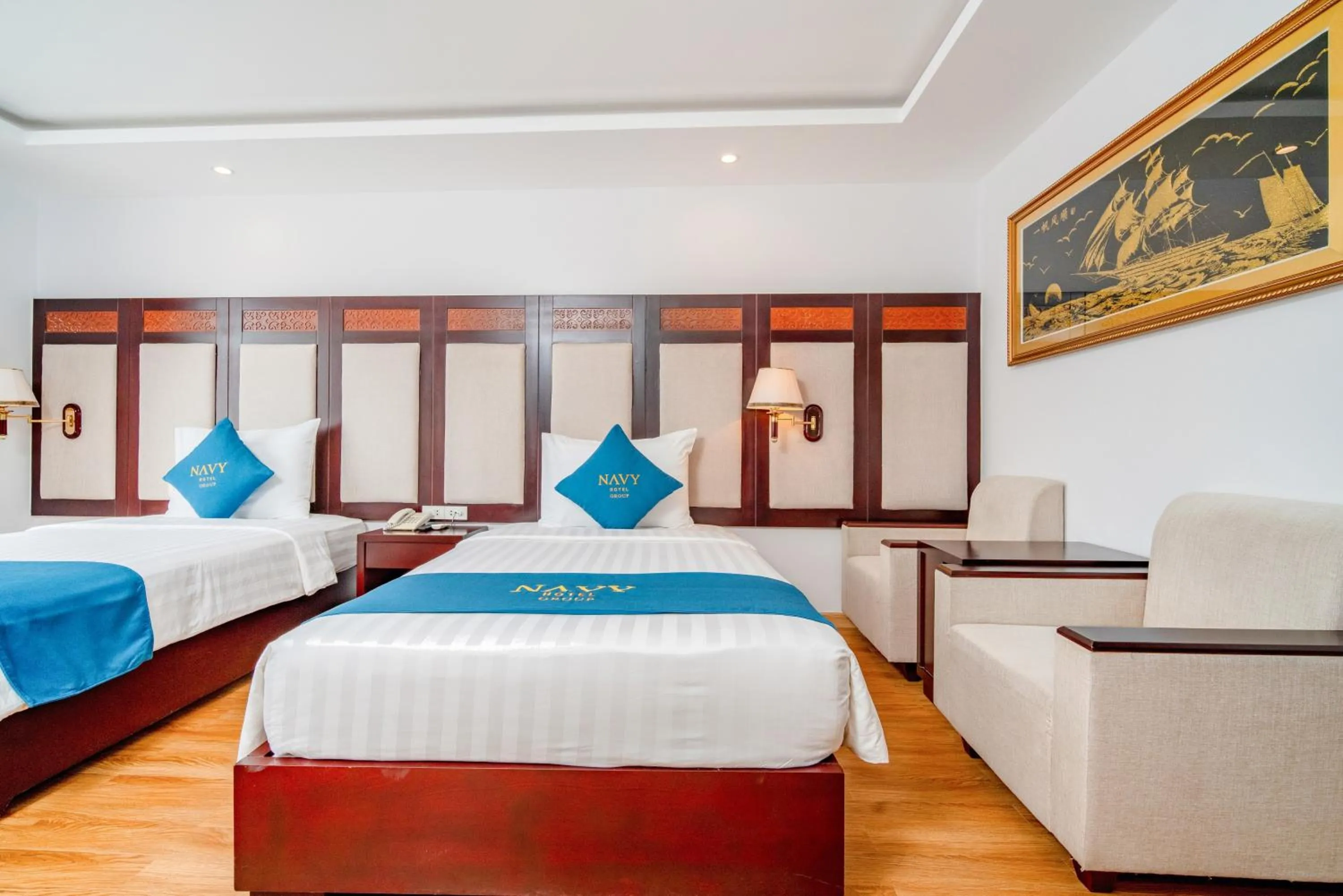 Bed in Galliot Hotel Nha Trang