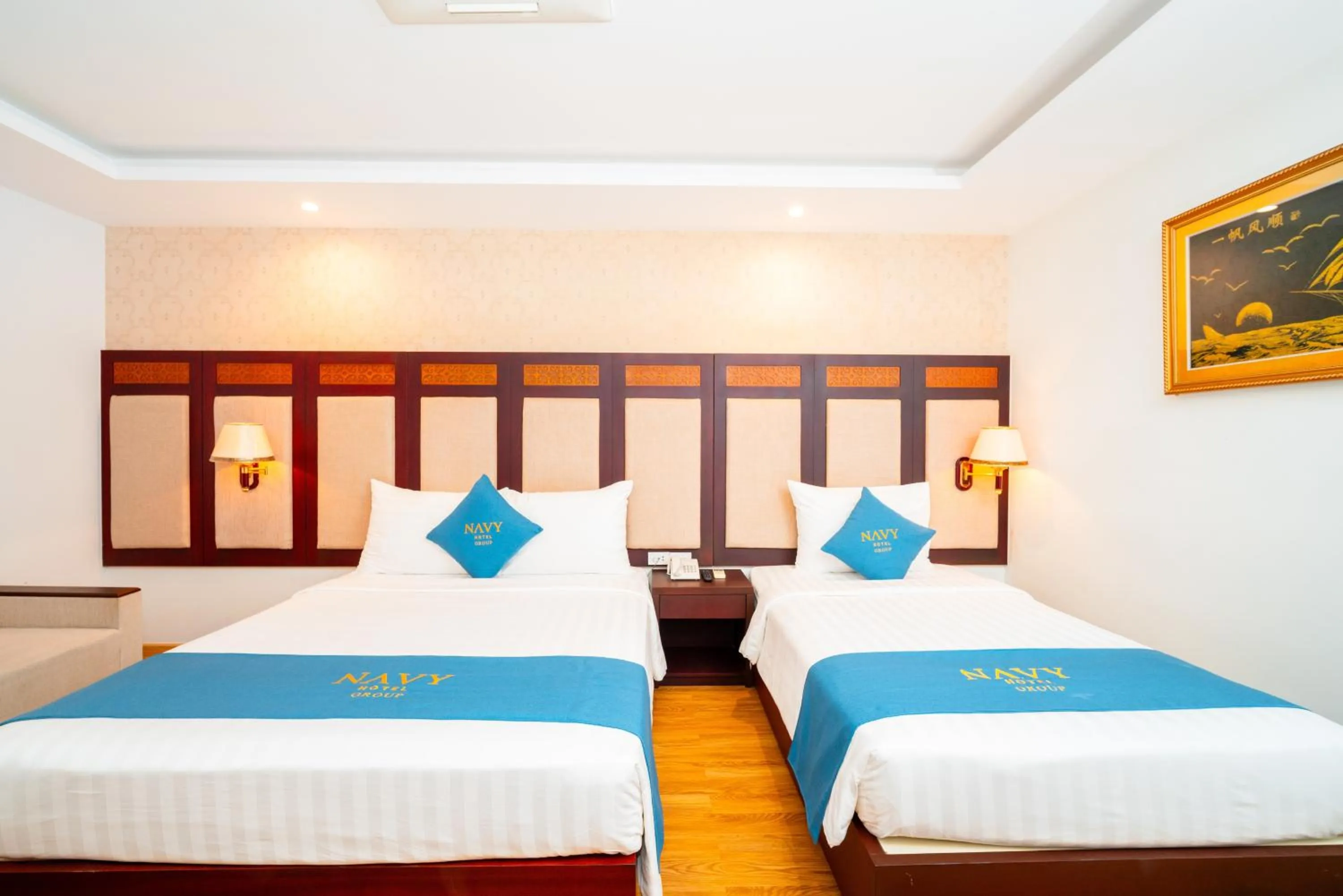 Bed in Galliot Hotel Nha Trang