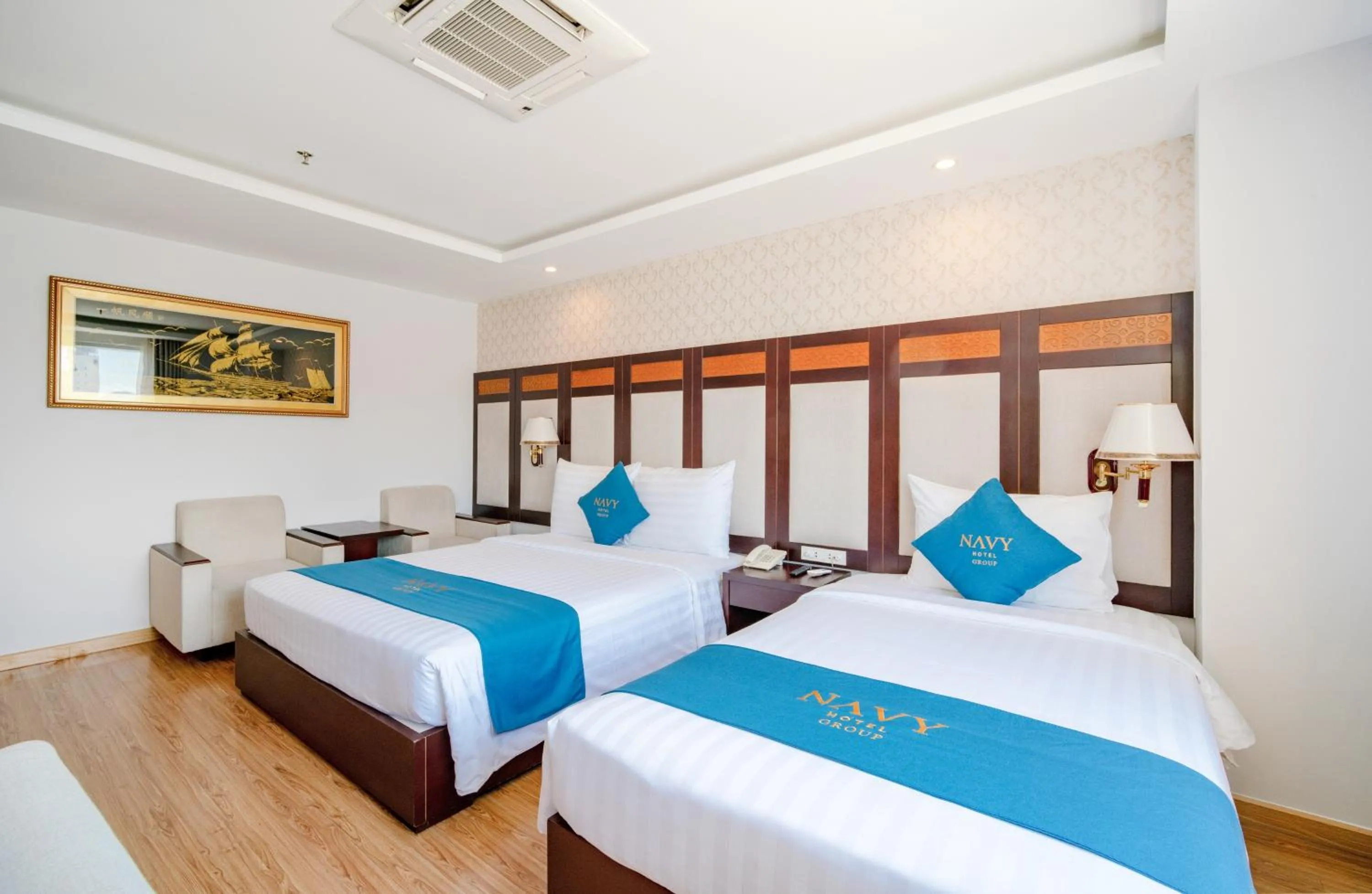 Bed in Galliot Hotel Nha Trang