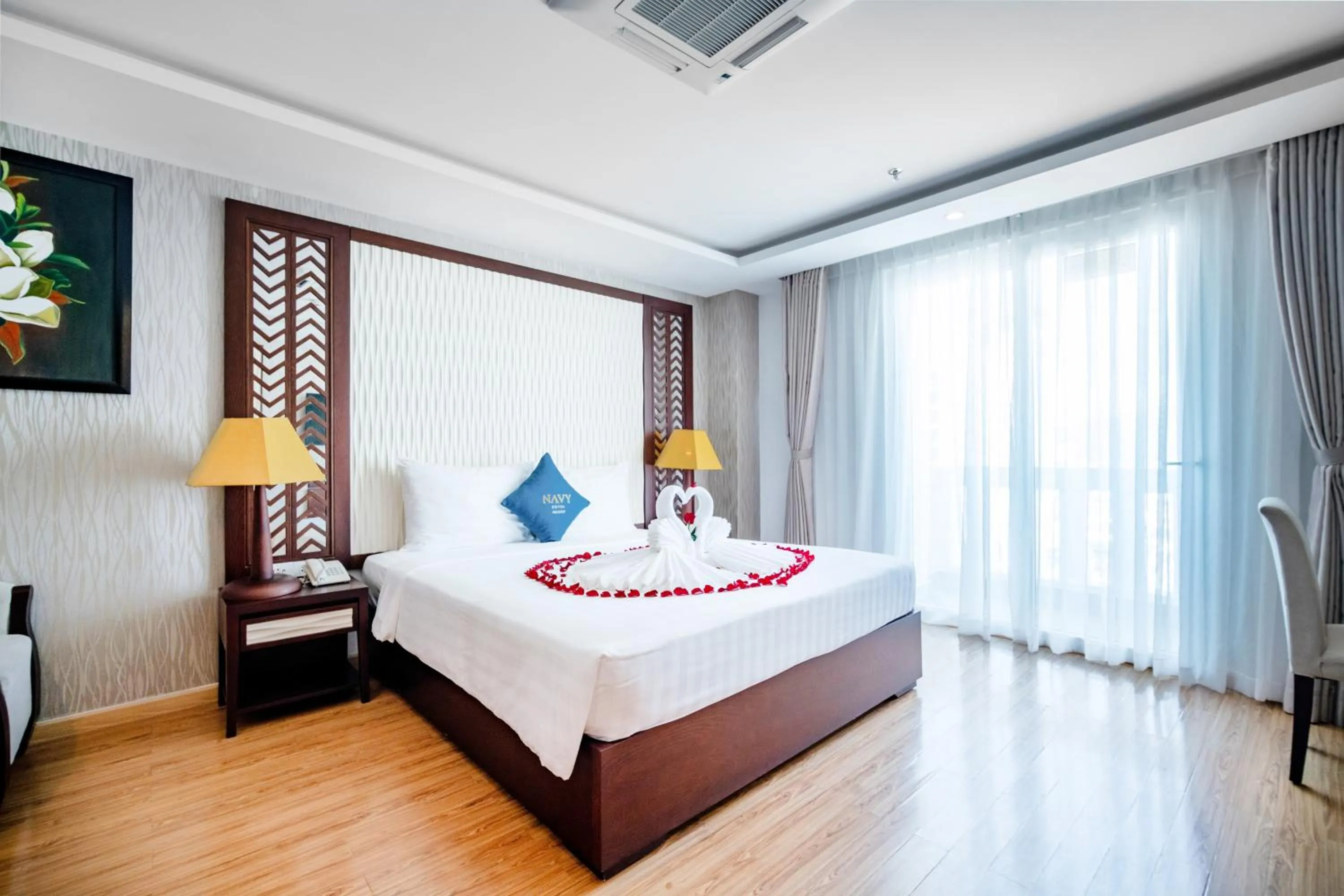 Bed in Galliot Hotel Nha Trang