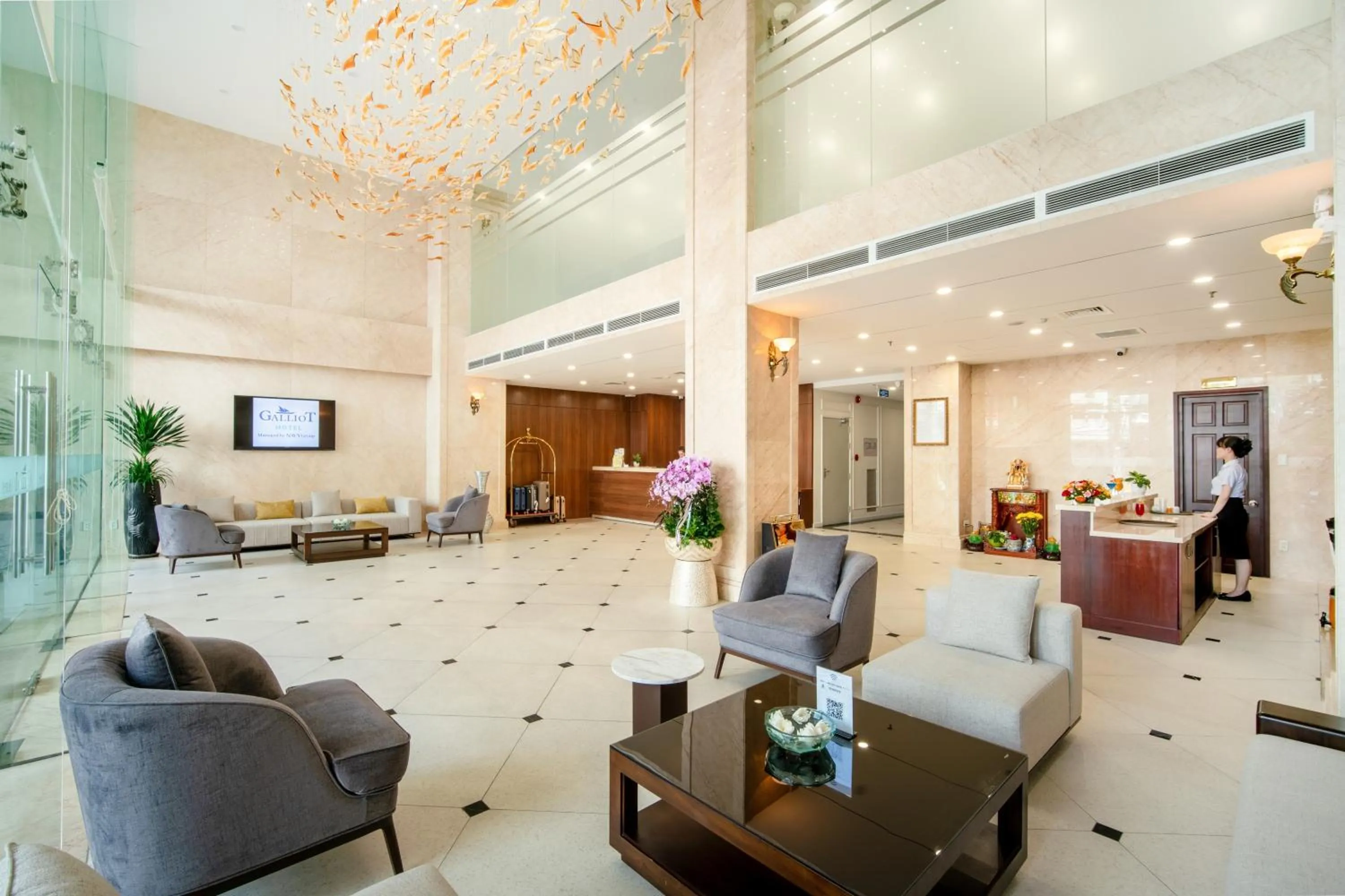 Lobby or reception in Galliot Hotel Nha Trang