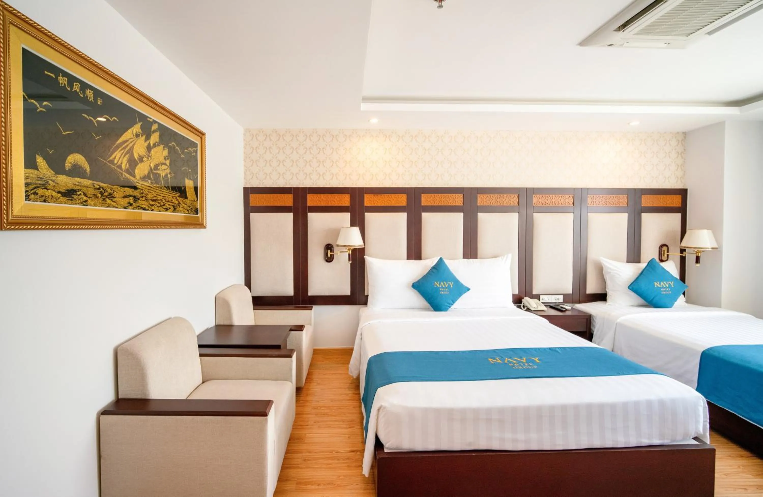 Bed in Galliot Hotel Nha Trang