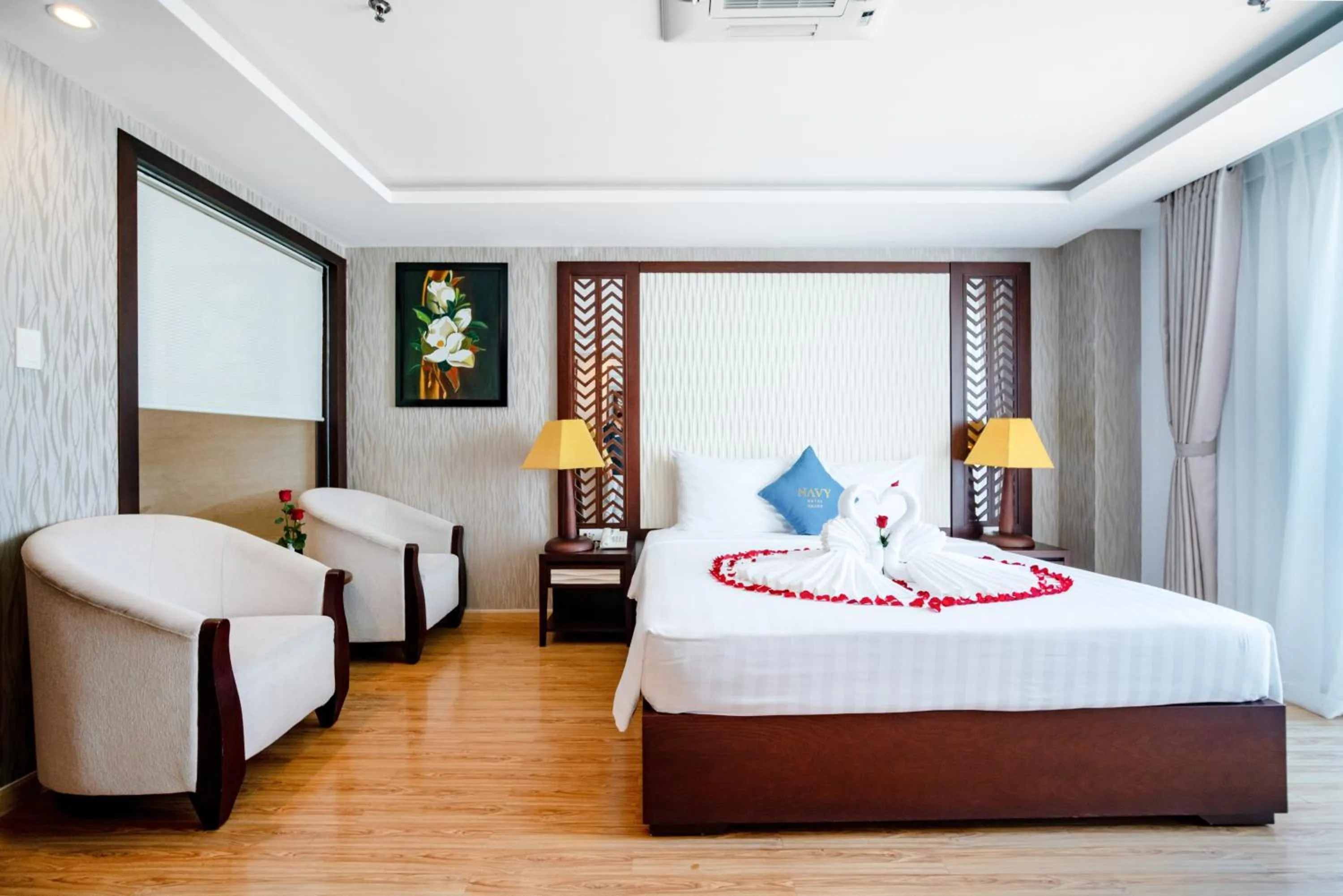 Bed in Galliot Hotel Nha Trang