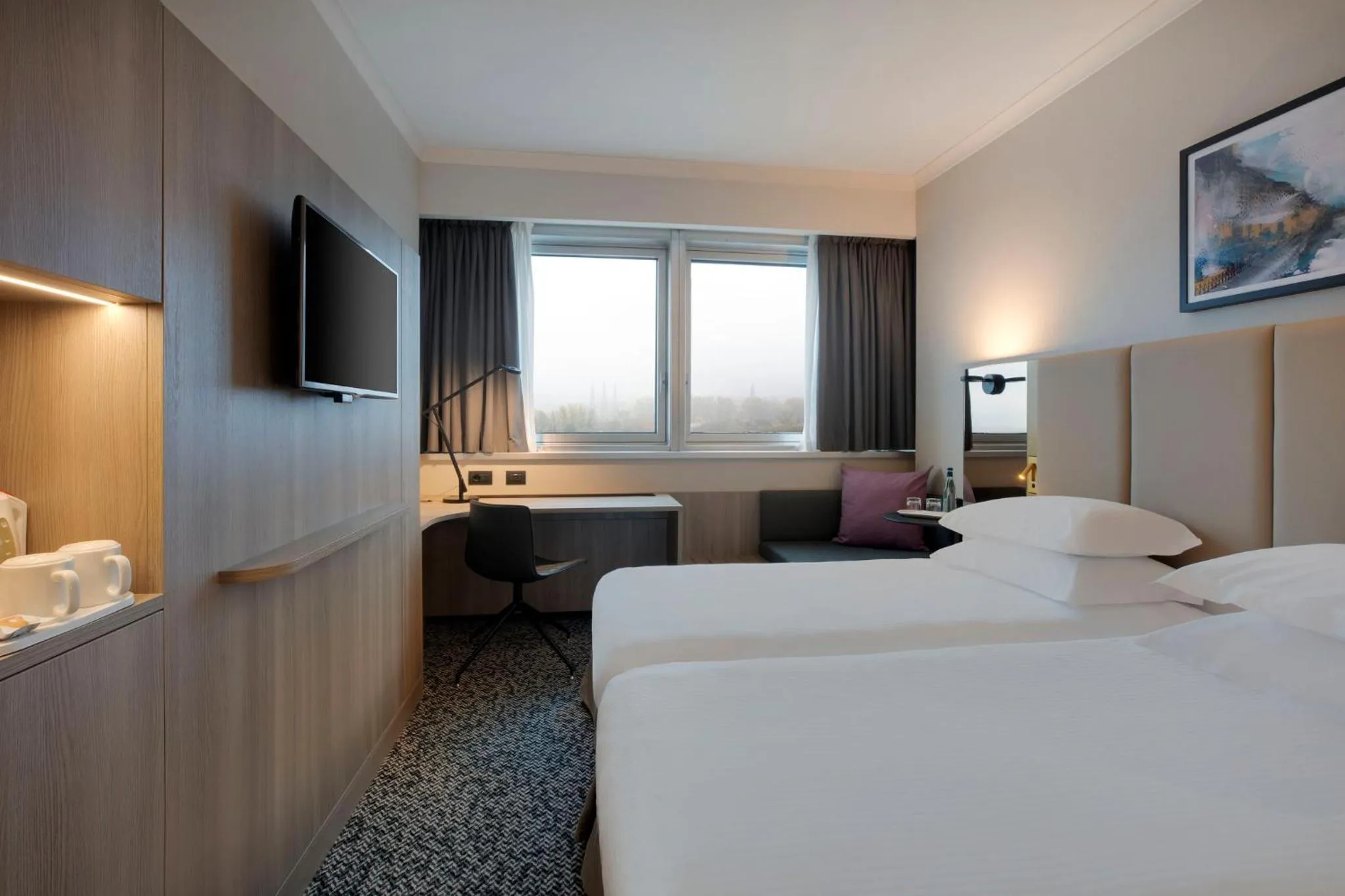 Photo of the whole room, Bed in Crowne Plaza Milan Linate by IHG