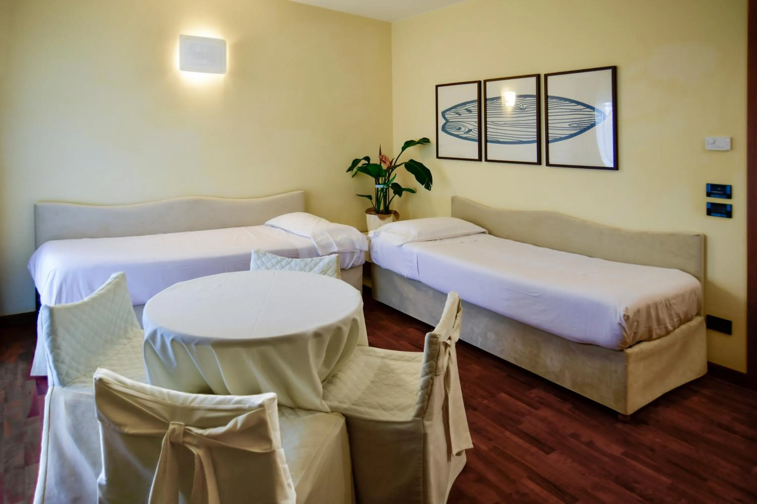 Bedroom, Bed in Admiral Hotel Villa Erme