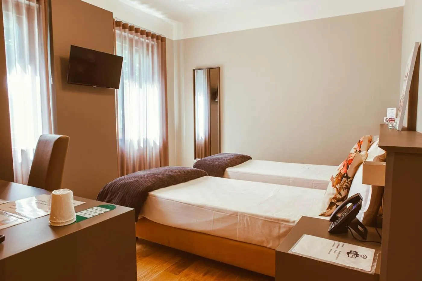 Bed in Hotel Patriarchi