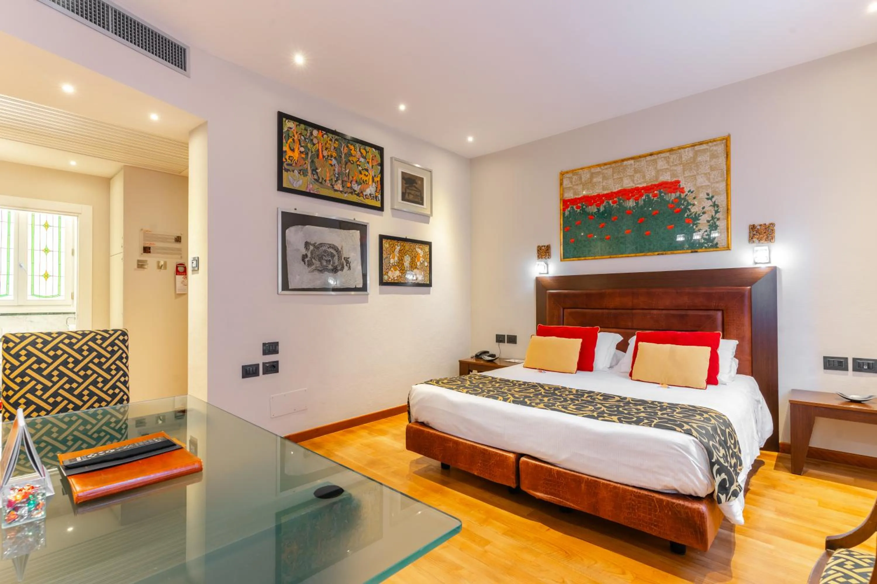 Photo of the whole room, Bed in Art Hotel Commercianti