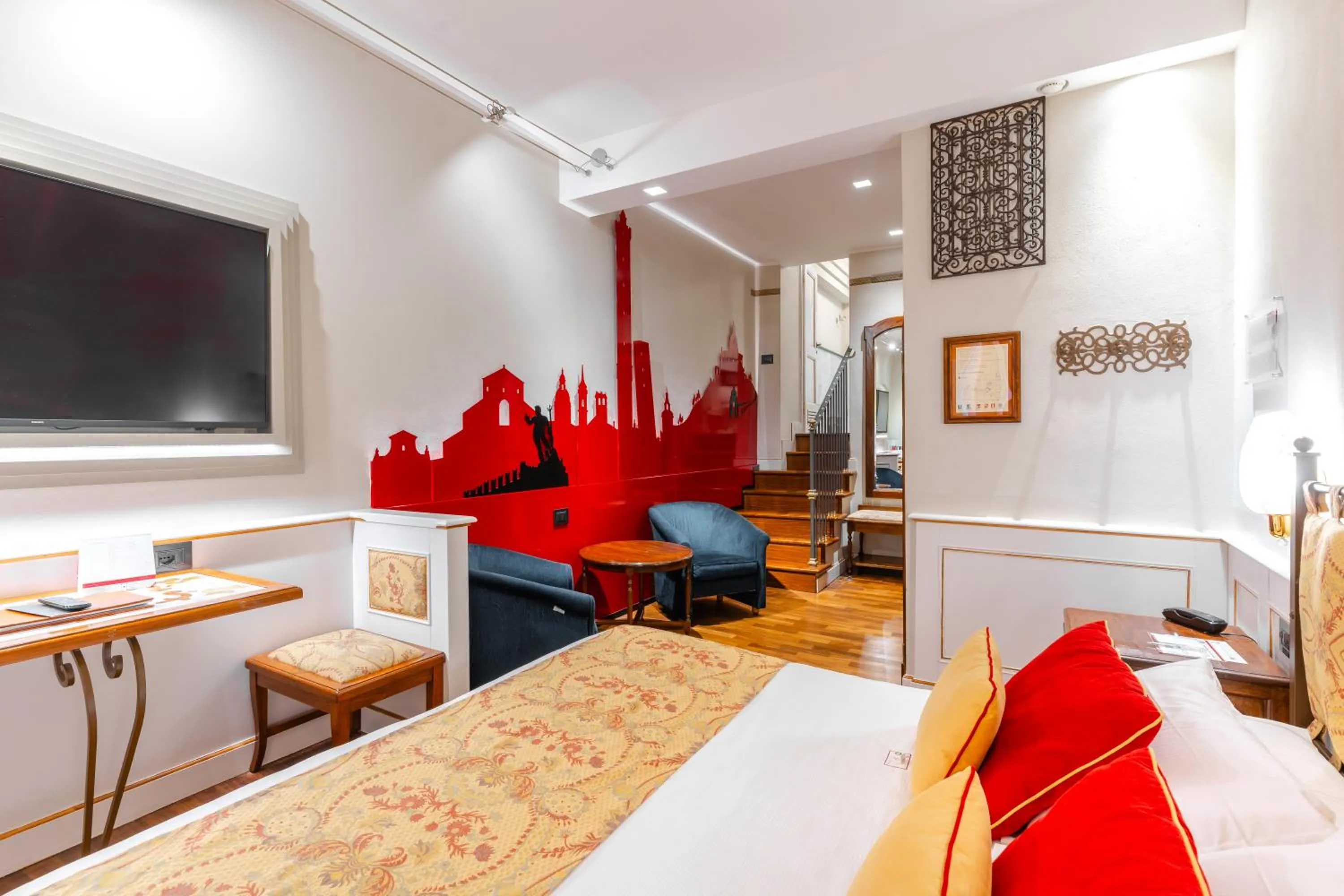 Photo of the whole room, Bed in Art Hotel Commercianti