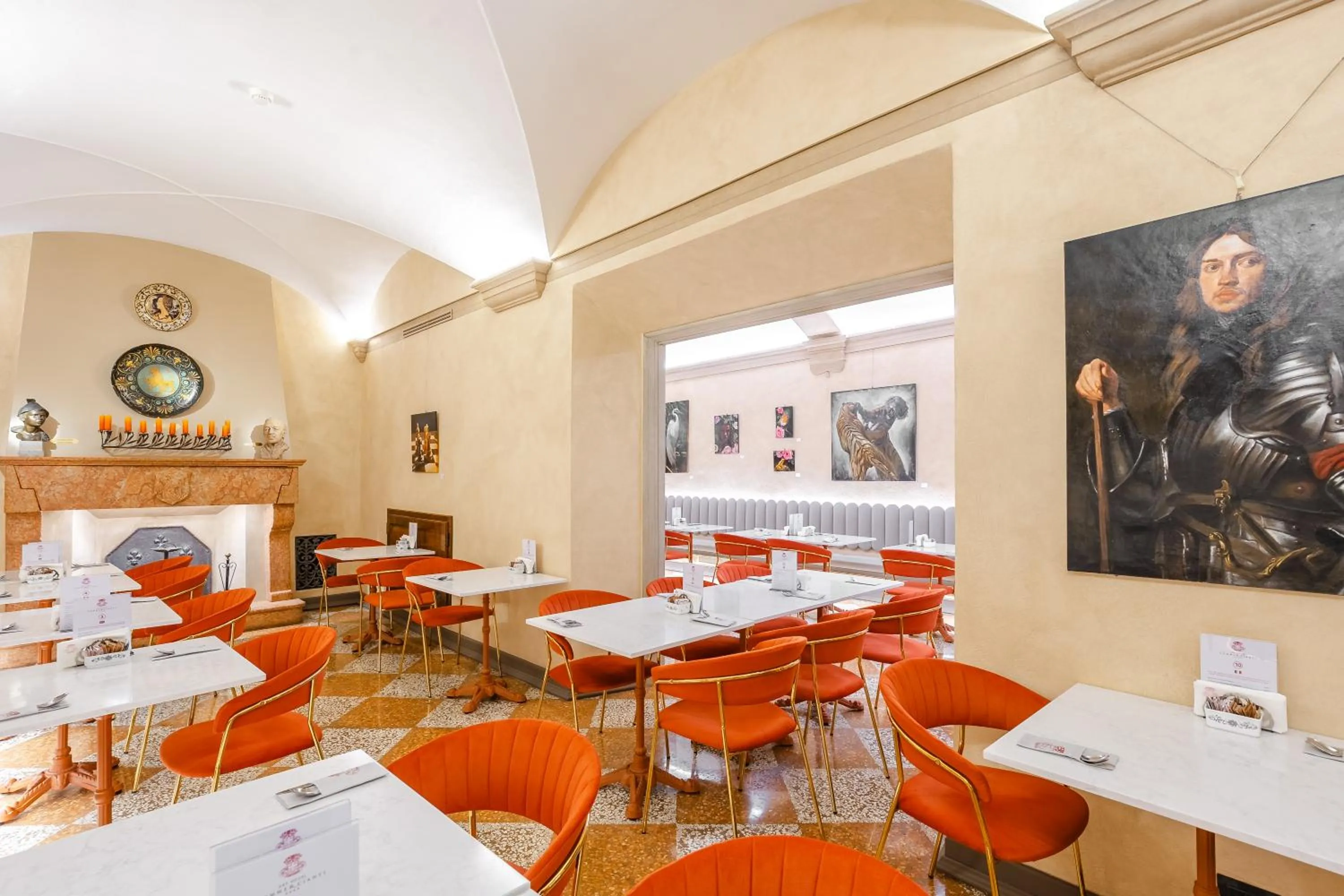 Buffet breakfast in Art Hotel Commercianti