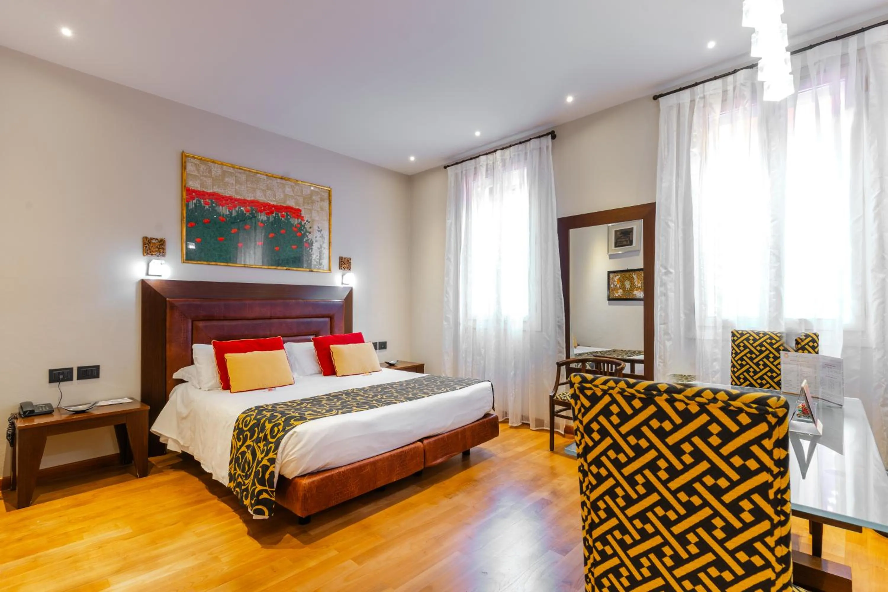 Photo of the whole room, Bed in Art Hotel Commercianti