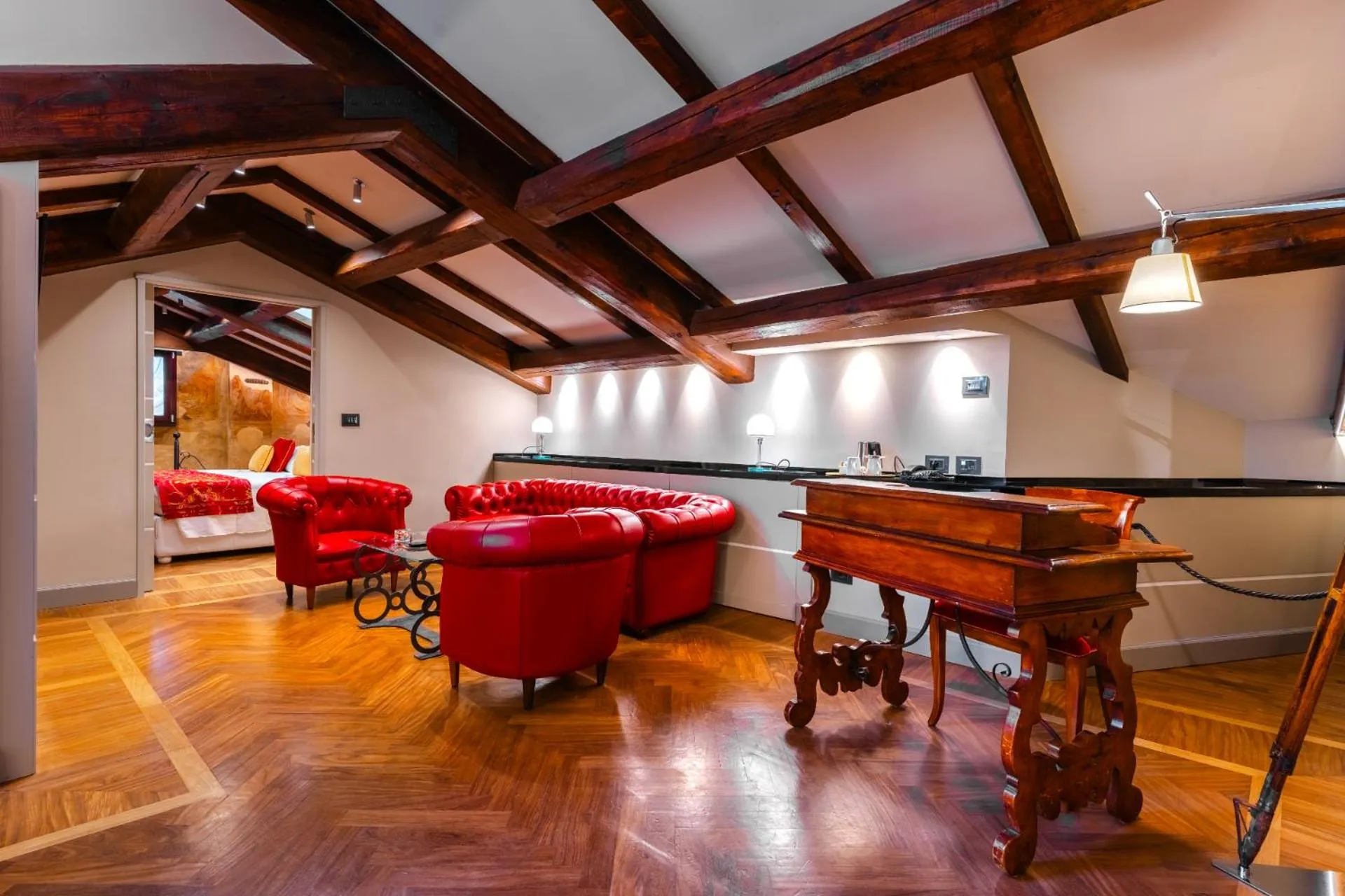 Photo of the whole room, Bed in Art Hotel Commercianti