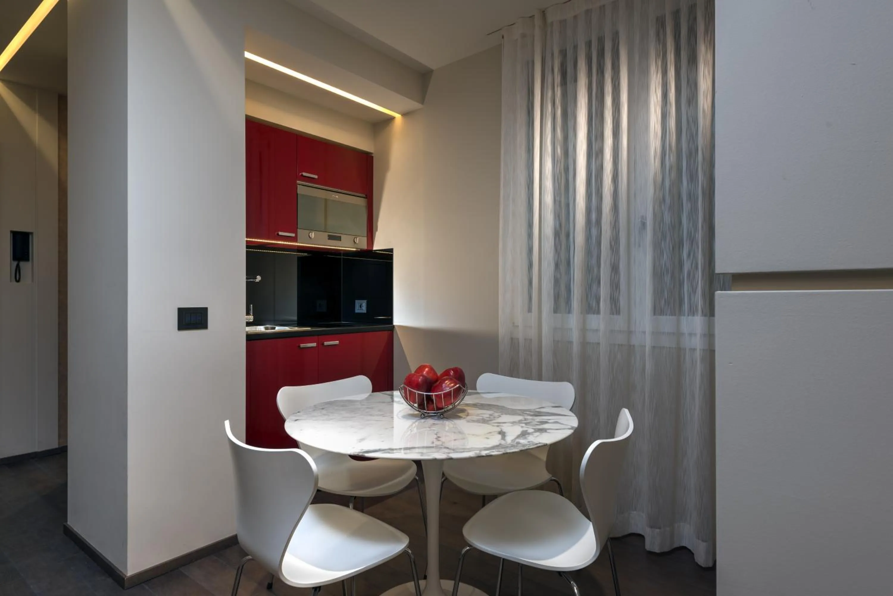Kitchen or kitchenette in Art Hotel Commercianti