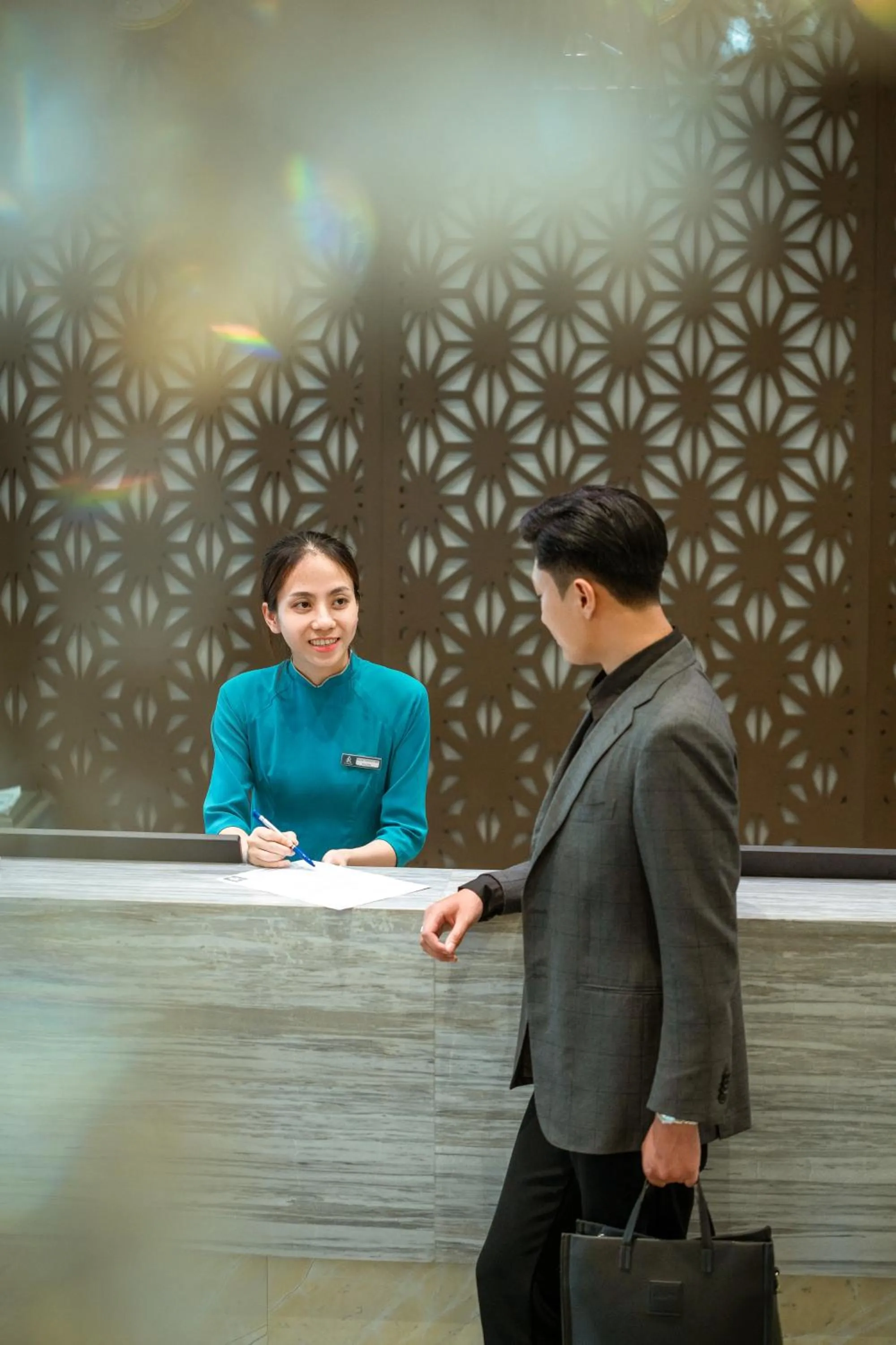 Lobby or reception in Rex Quang Binh Hotel