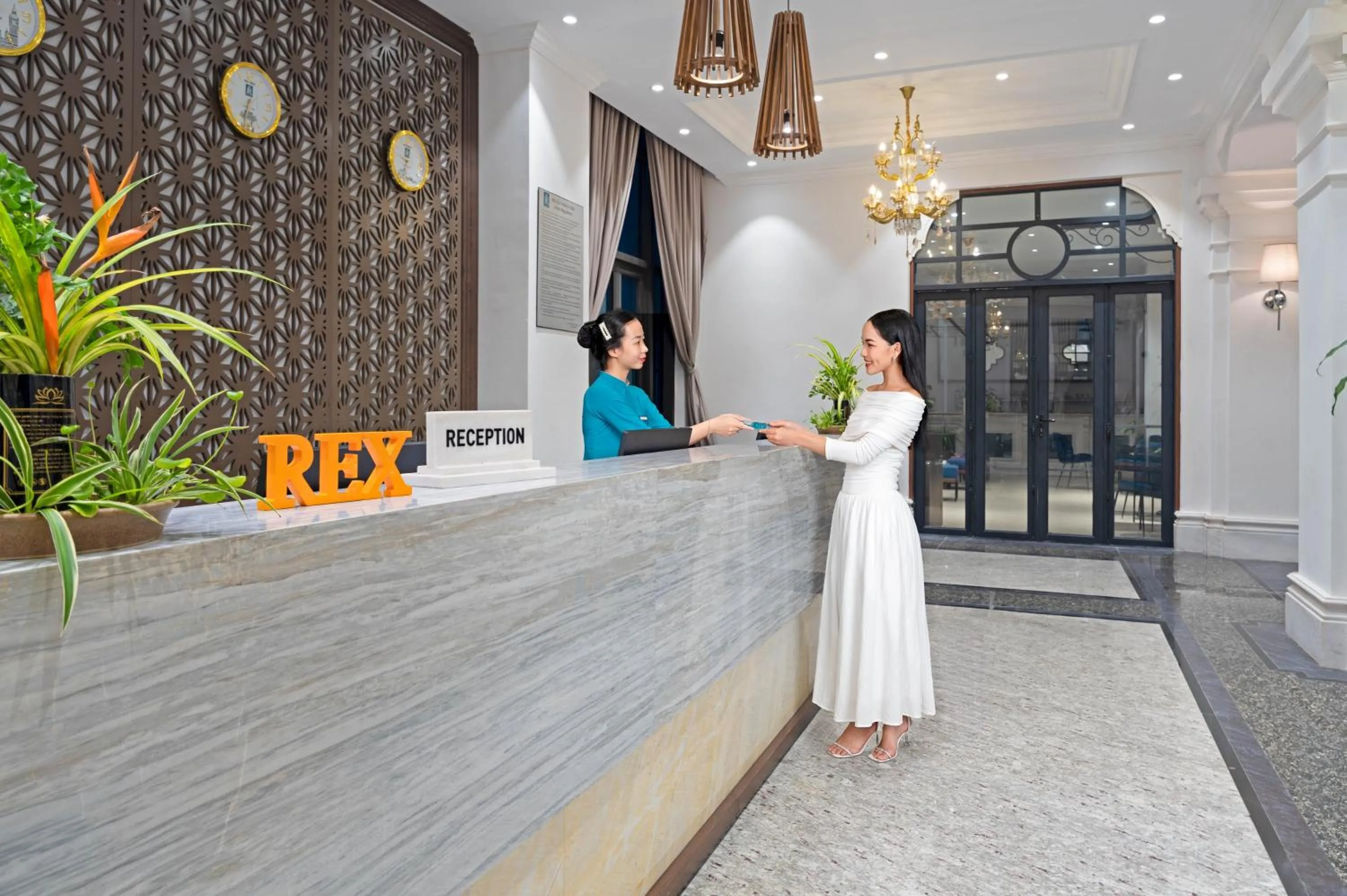 Lobby or reception in Rex Quang Binh Hotel