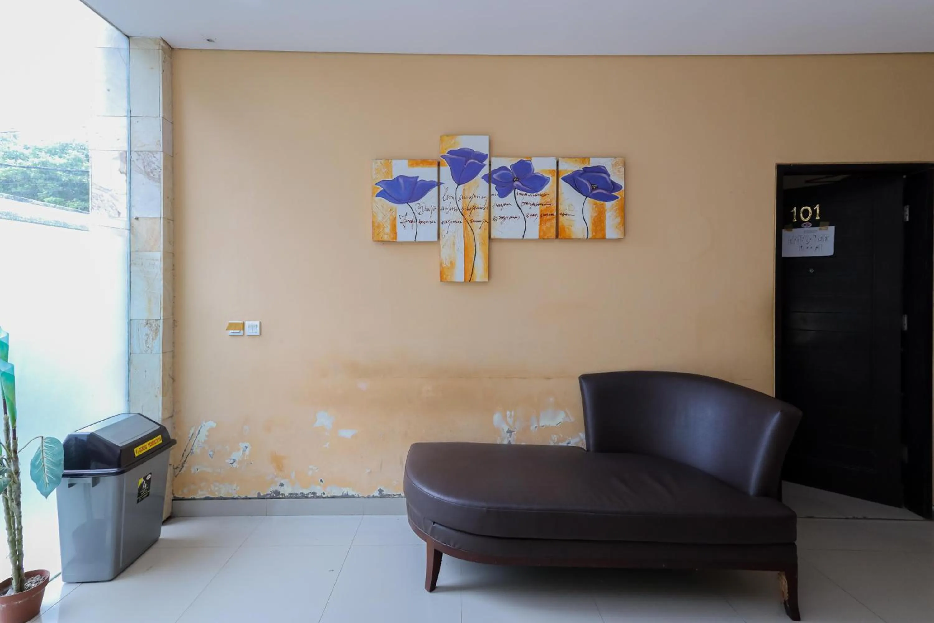 Seating area in Urbanview Hotel WG Jimbaran Bali