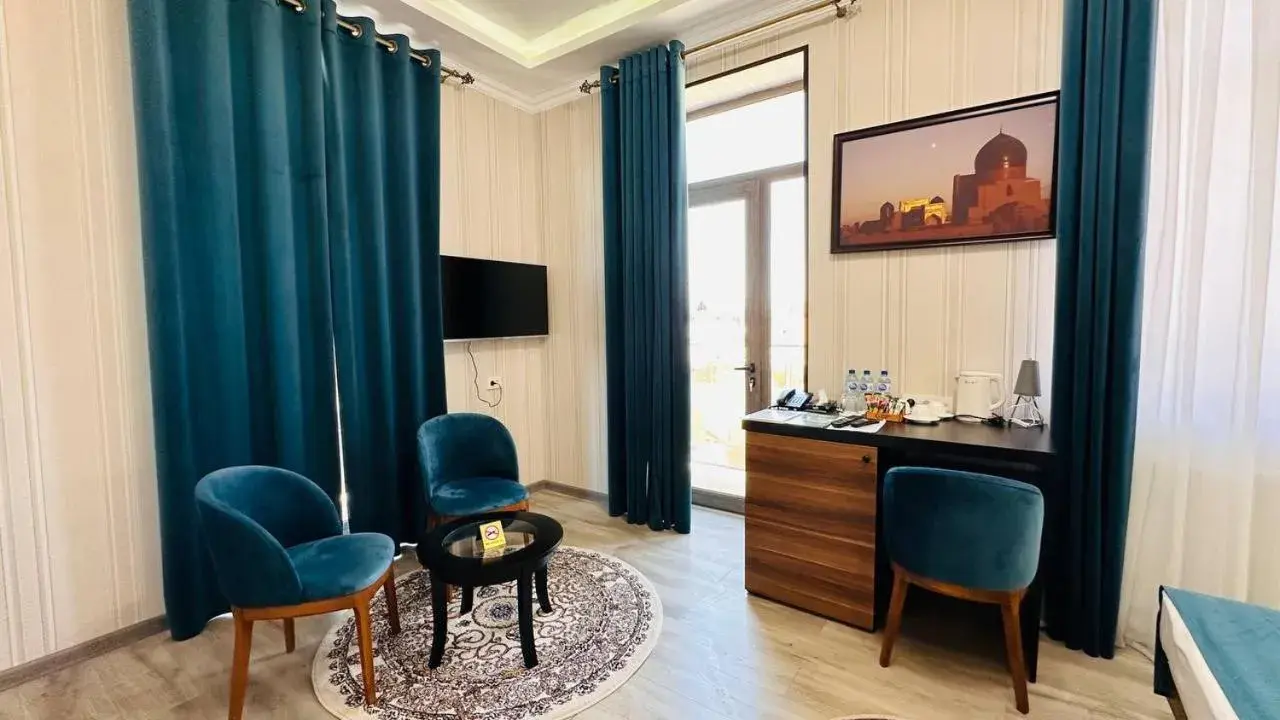 Deluxe Double Room with Balcony - single occupancy in Garden Plaza Bukhara Deluxe Double Room with Balcony - single occupancy in Garden Plaza Bukhara