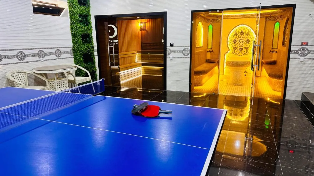 Table tennis in Garden Plaza Bukhara