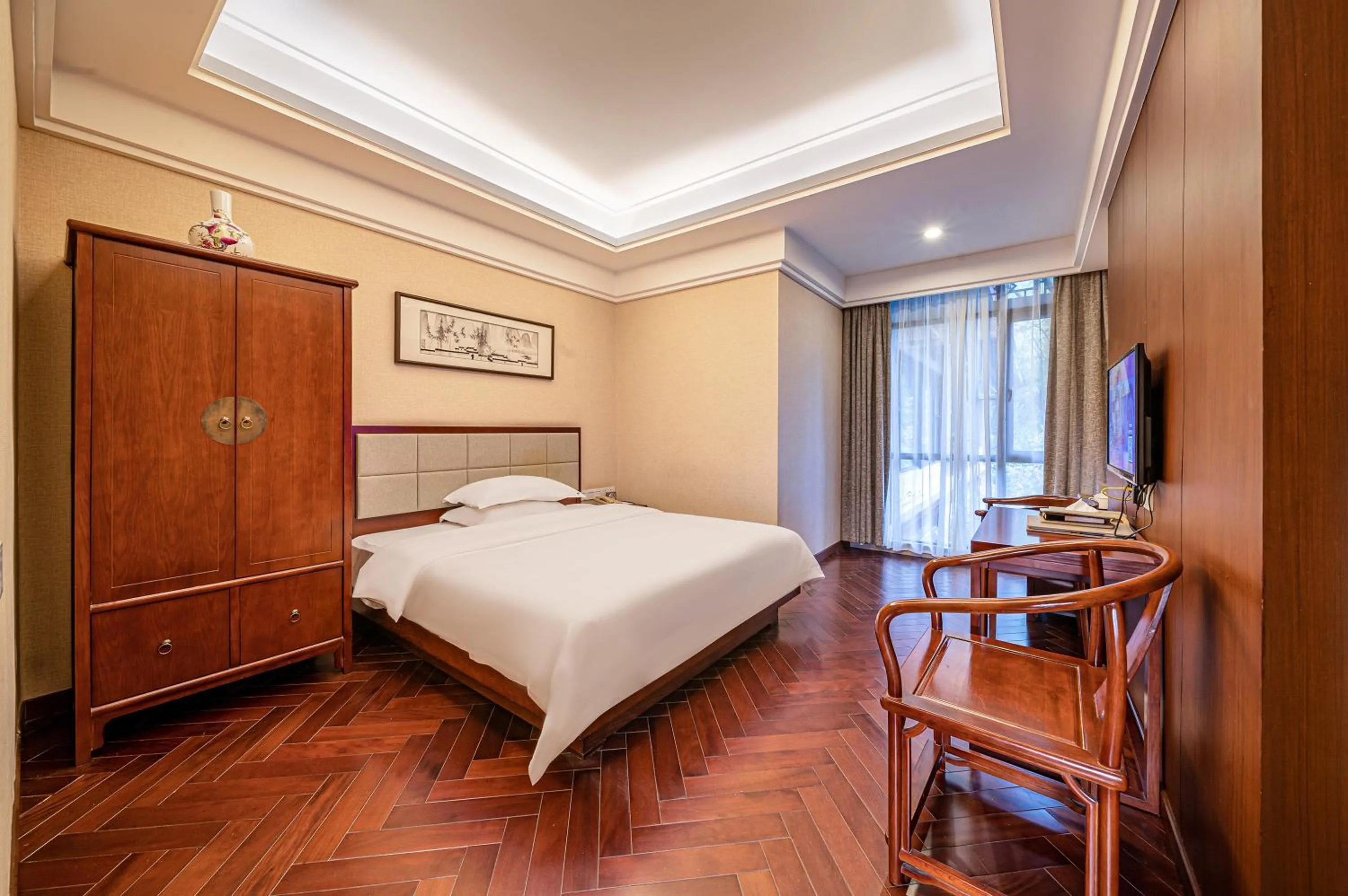 Bed in Guilin Zizhou Panorama Resort