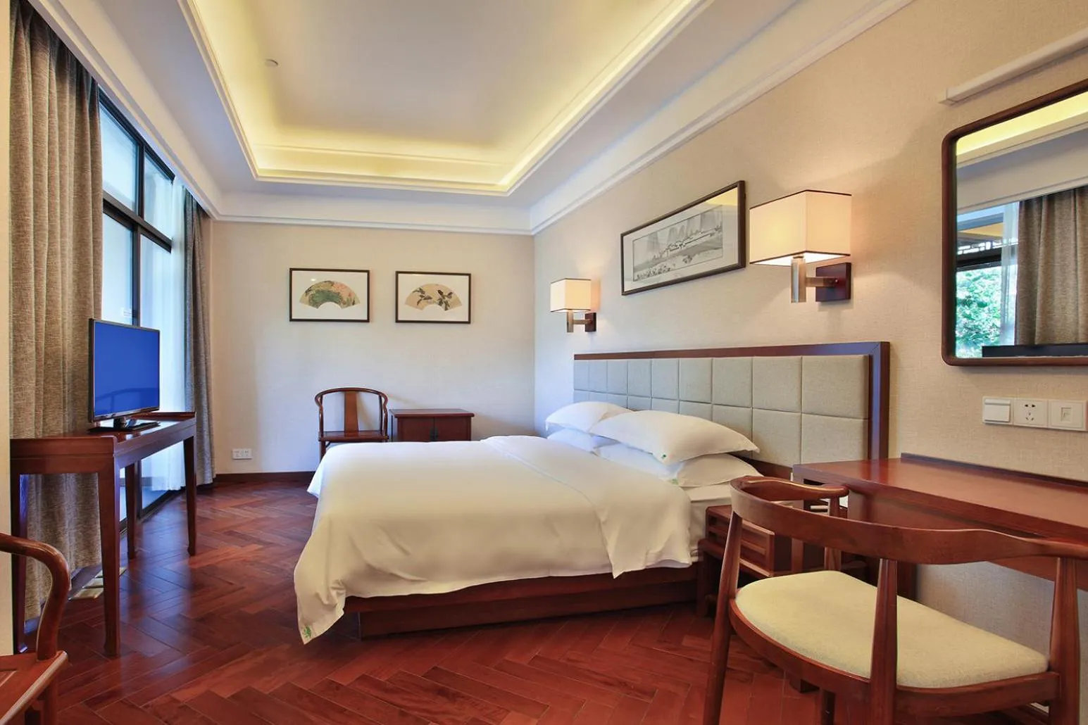 Bed in Guilin Zizhou Panorama Resort