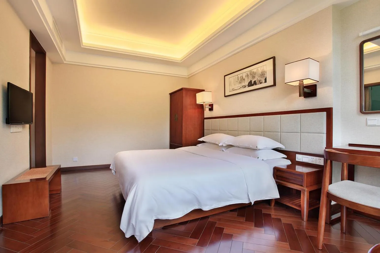 Bed in Guilin Zizhou Panorama Resort