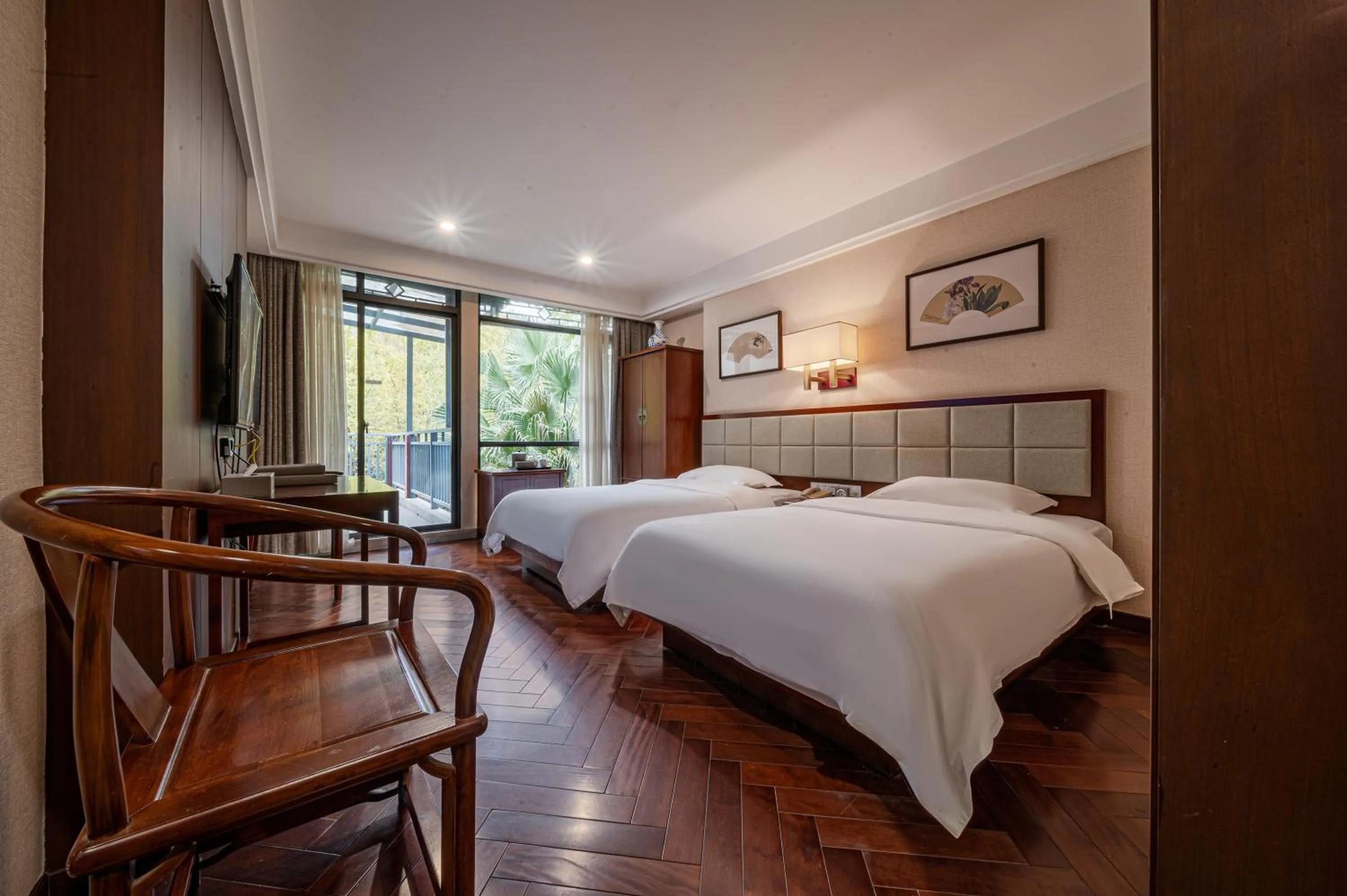 Bed in Guilin Zizhou Panorama Resort