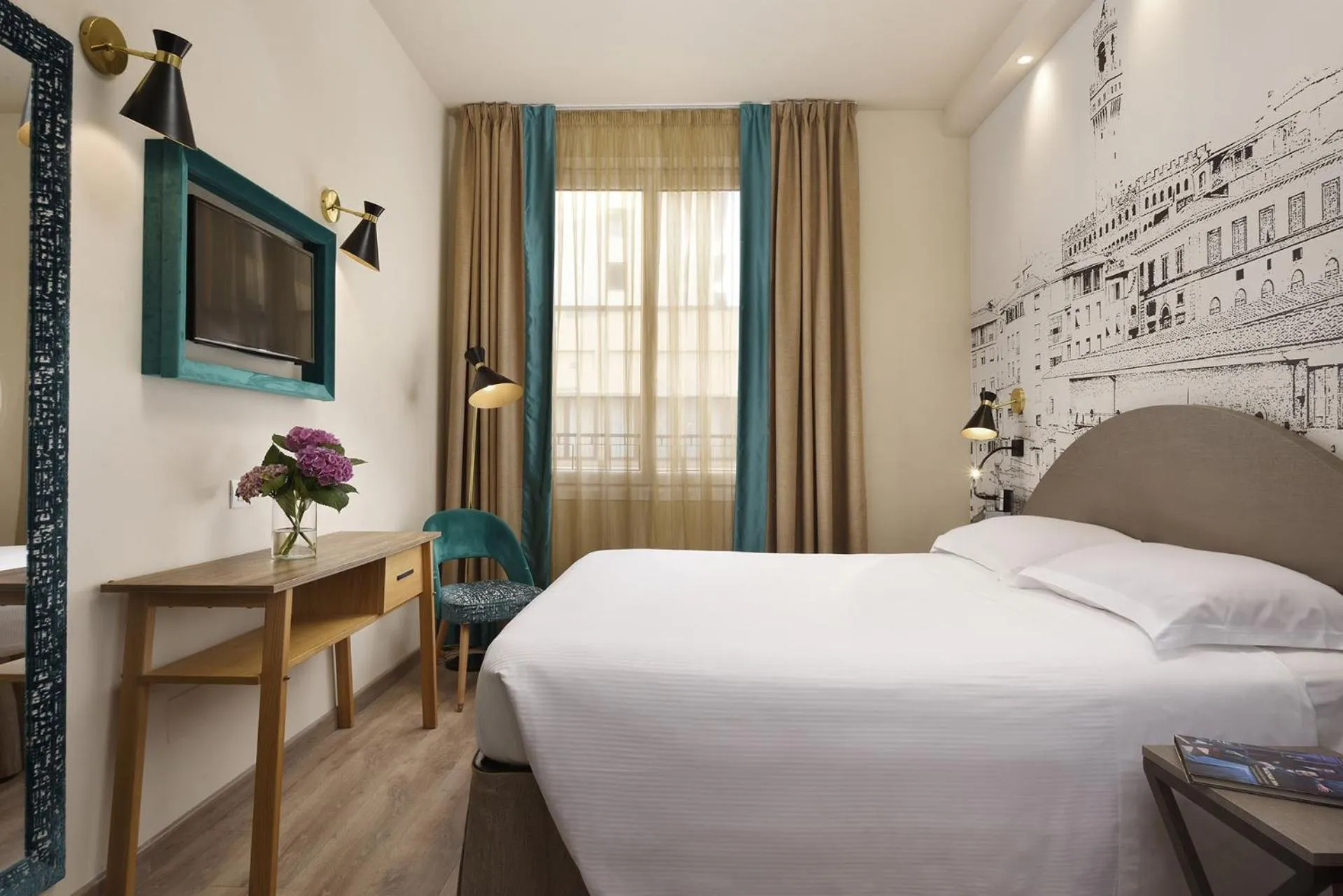 Bed in FH55 Grand Hotel Mediterraneo