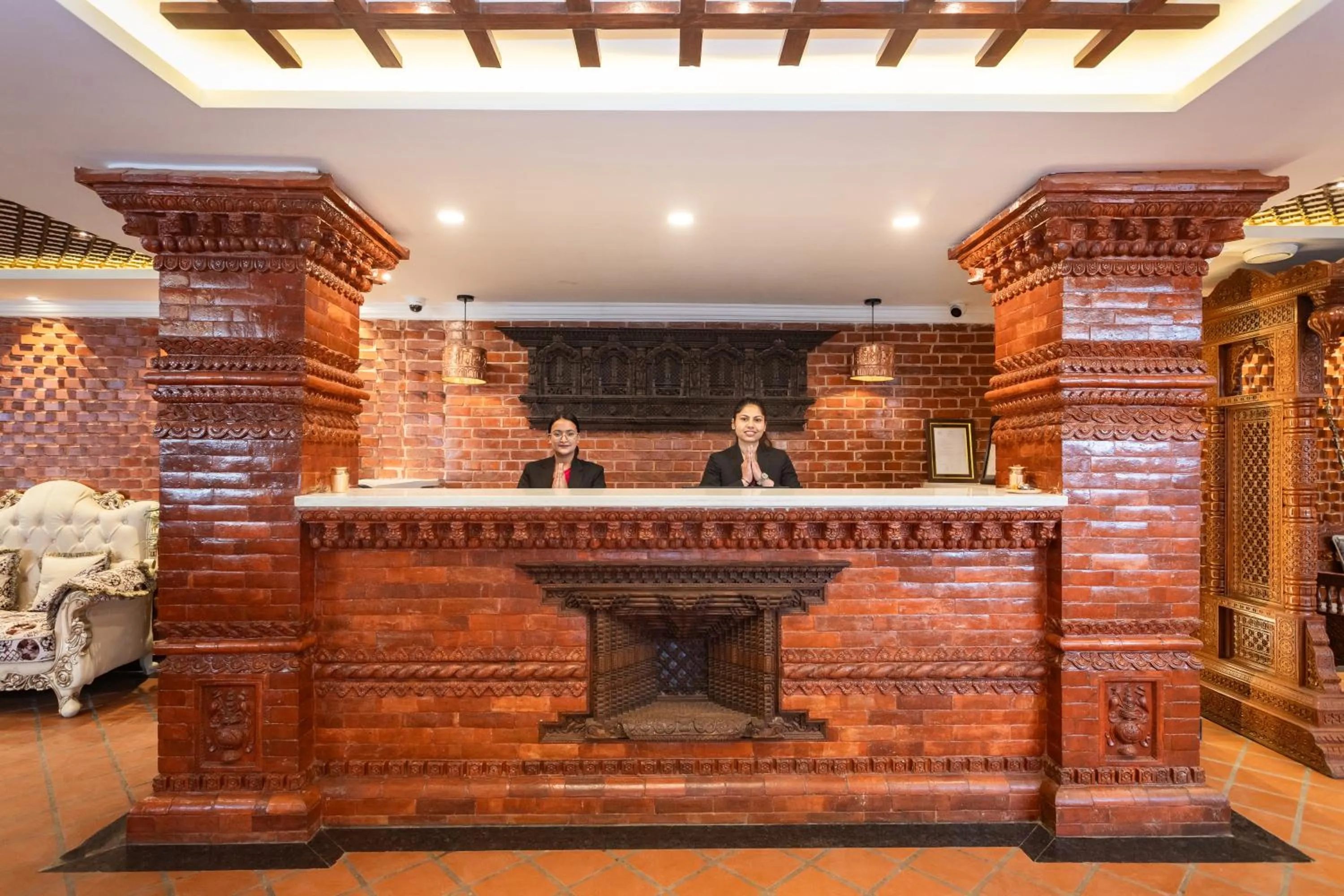 Lobby or reception in Amarawati Boutique Hotel