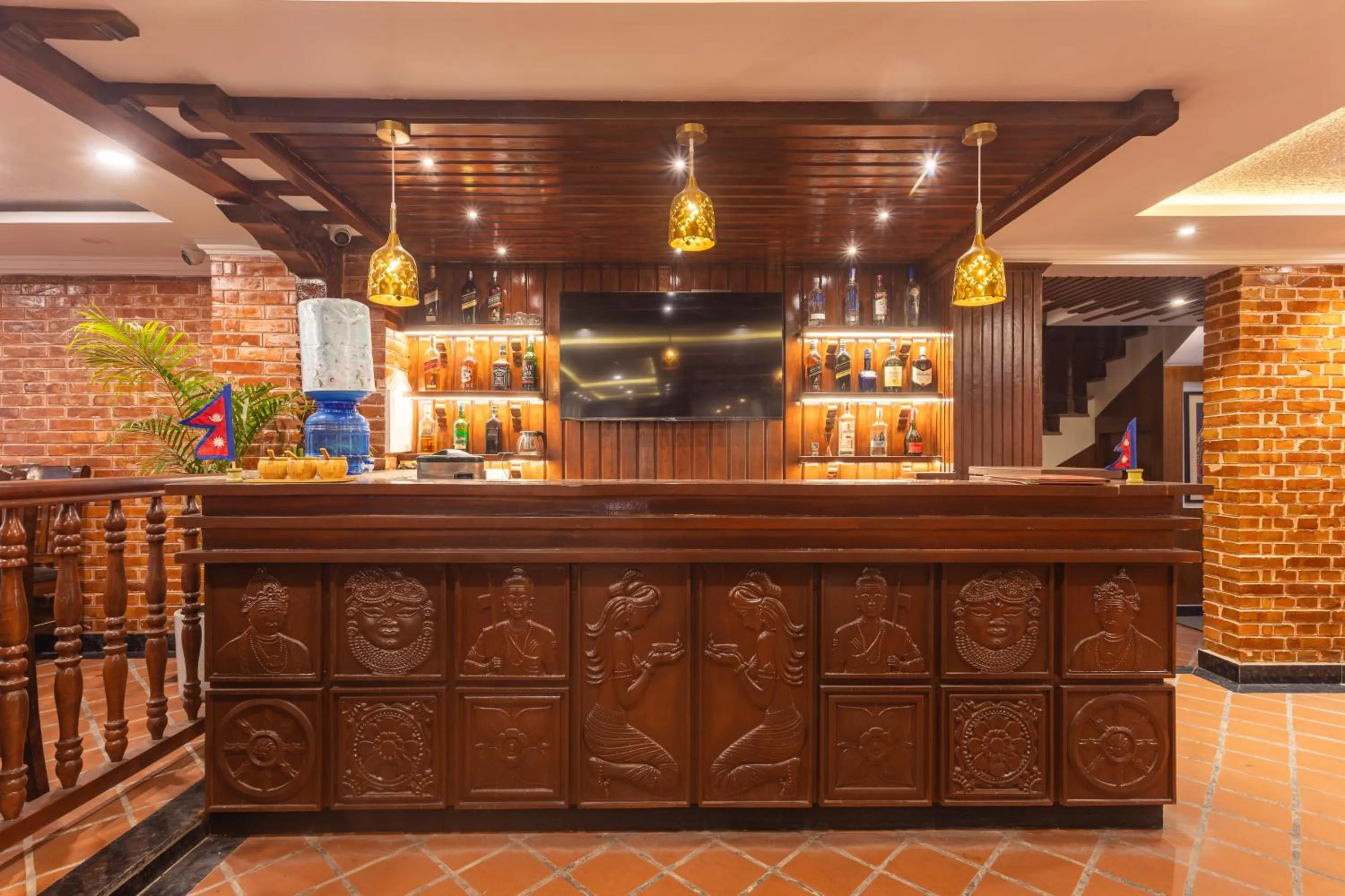 Lounge or bar in Amarawati Boutique Hotel