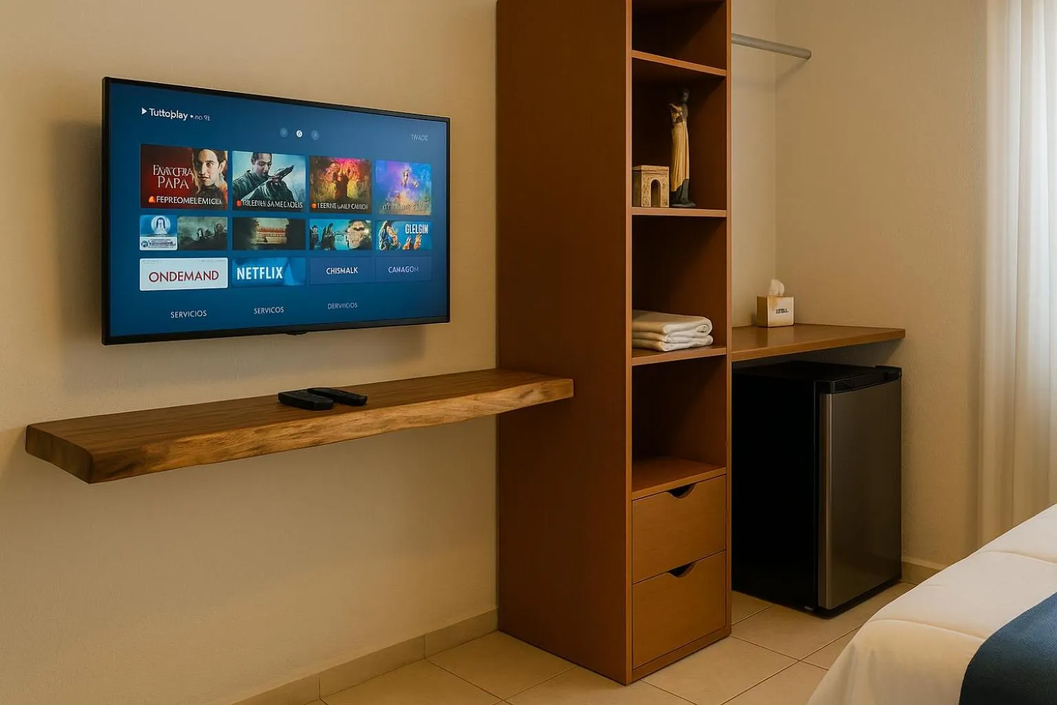 TV and multimedia in Villa Sofia Boutique Hotel - Near Cancun Downtown - Free Cancellation